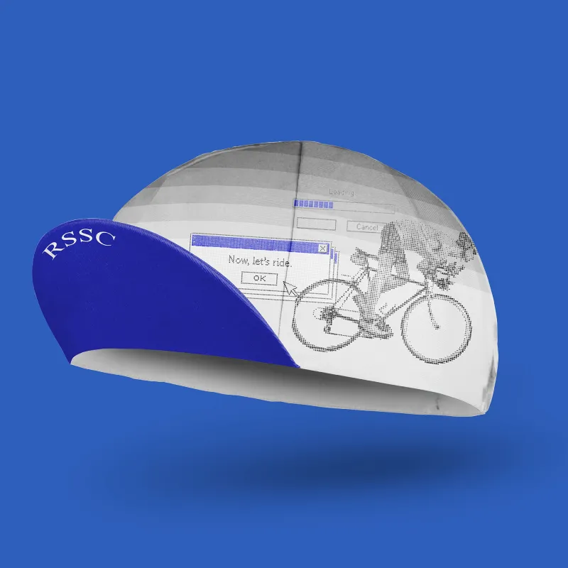 Retro Tech Vibes Cycling Cap made by RSSC Sports