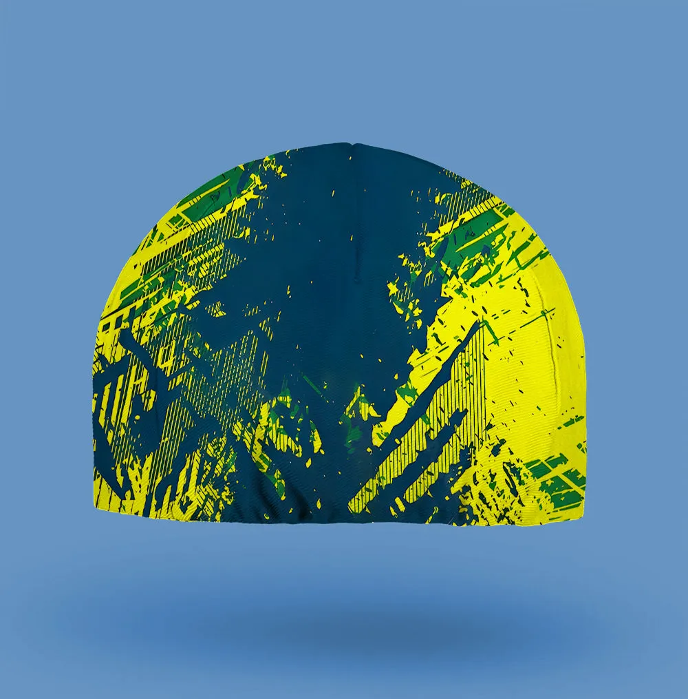 Yellow Texture Cycling Cap sold by RSSC Sports product image thumbnail 3