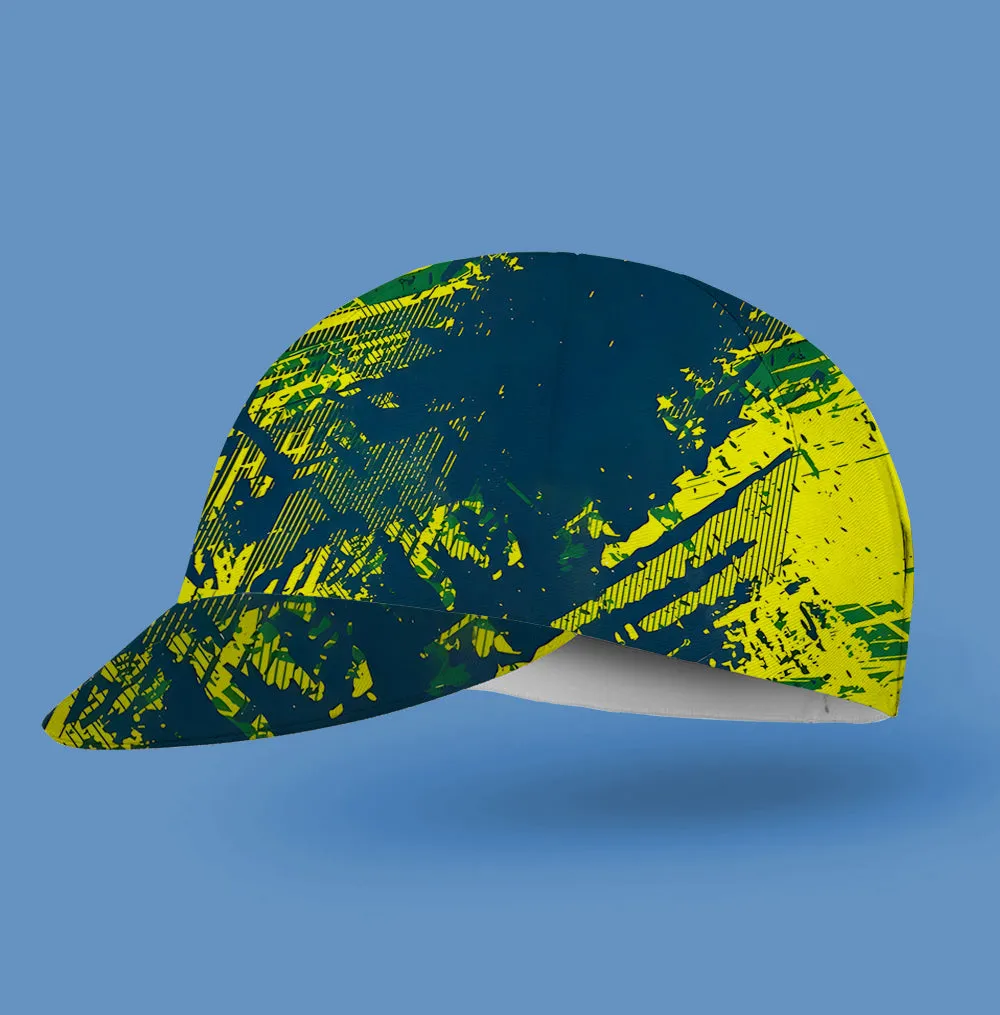 Yellow Texture Cycling Cap sold by RSSC Sports product image thumbnail 2