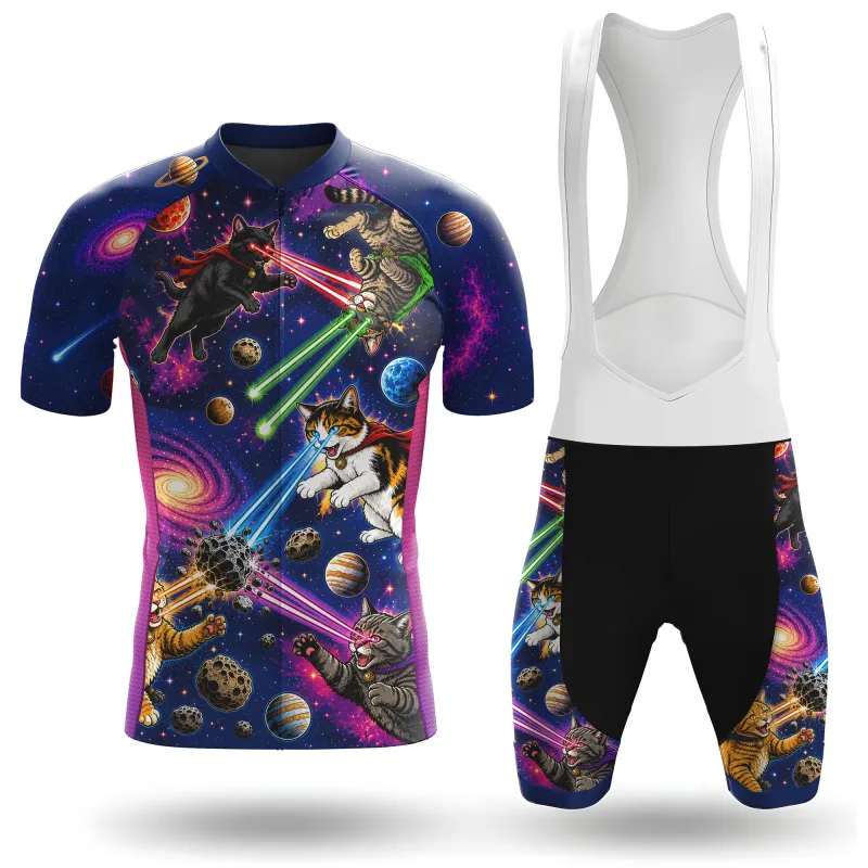 Superhero Cats Men's Short Sleeve Cycling Kit made by RSSC Sports