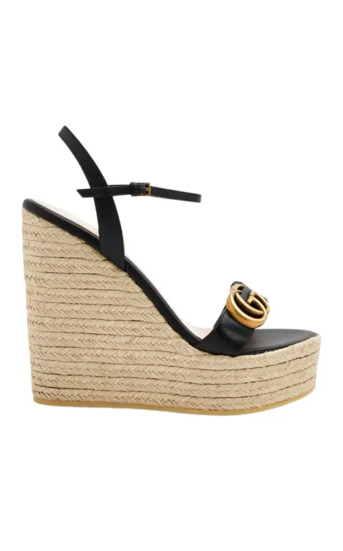 GG Espadrille Wedge Sandals sold by Runaway Catalog