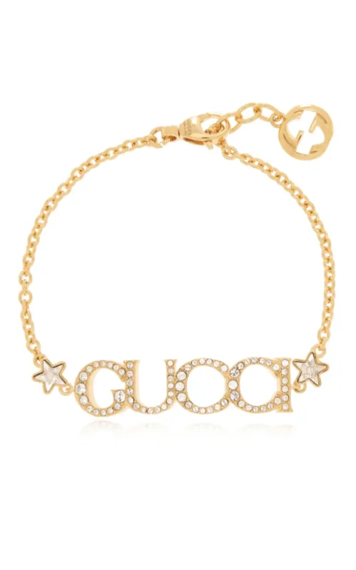 Gucci Script Crystal Bracelet sold by Runaway Catalog