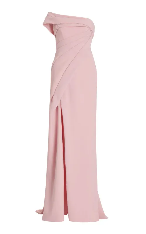 Rosy Stretch Crepe Gown sold by Runaway Catalog