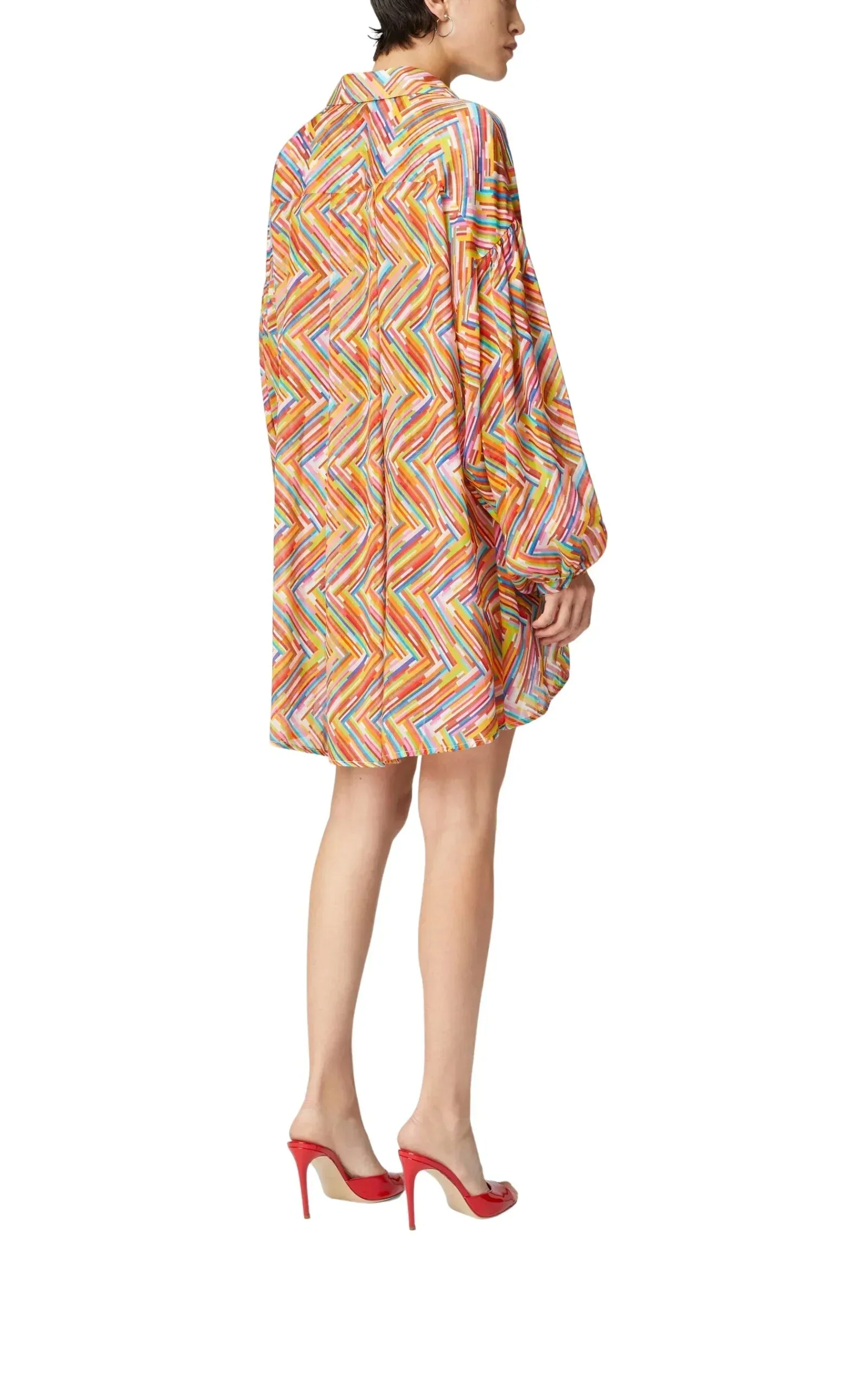Oversized Printed Cotton-Silk Shirt sold by Runaway Catalog product image thumbnail 3