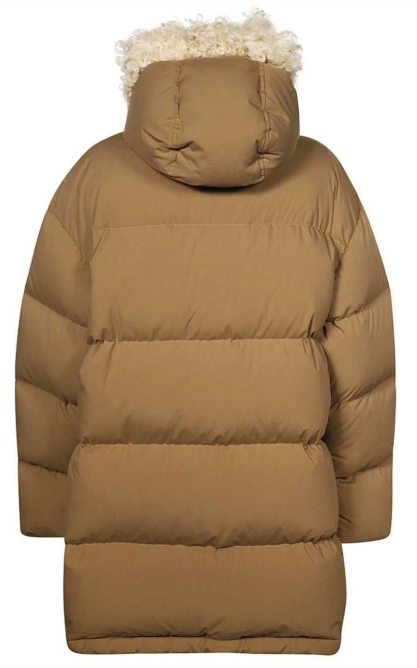 Gucci Padded Puffer Jacket with Faux Fur Hood in Sand sold by Runaway Catalog product image thumbnail 4