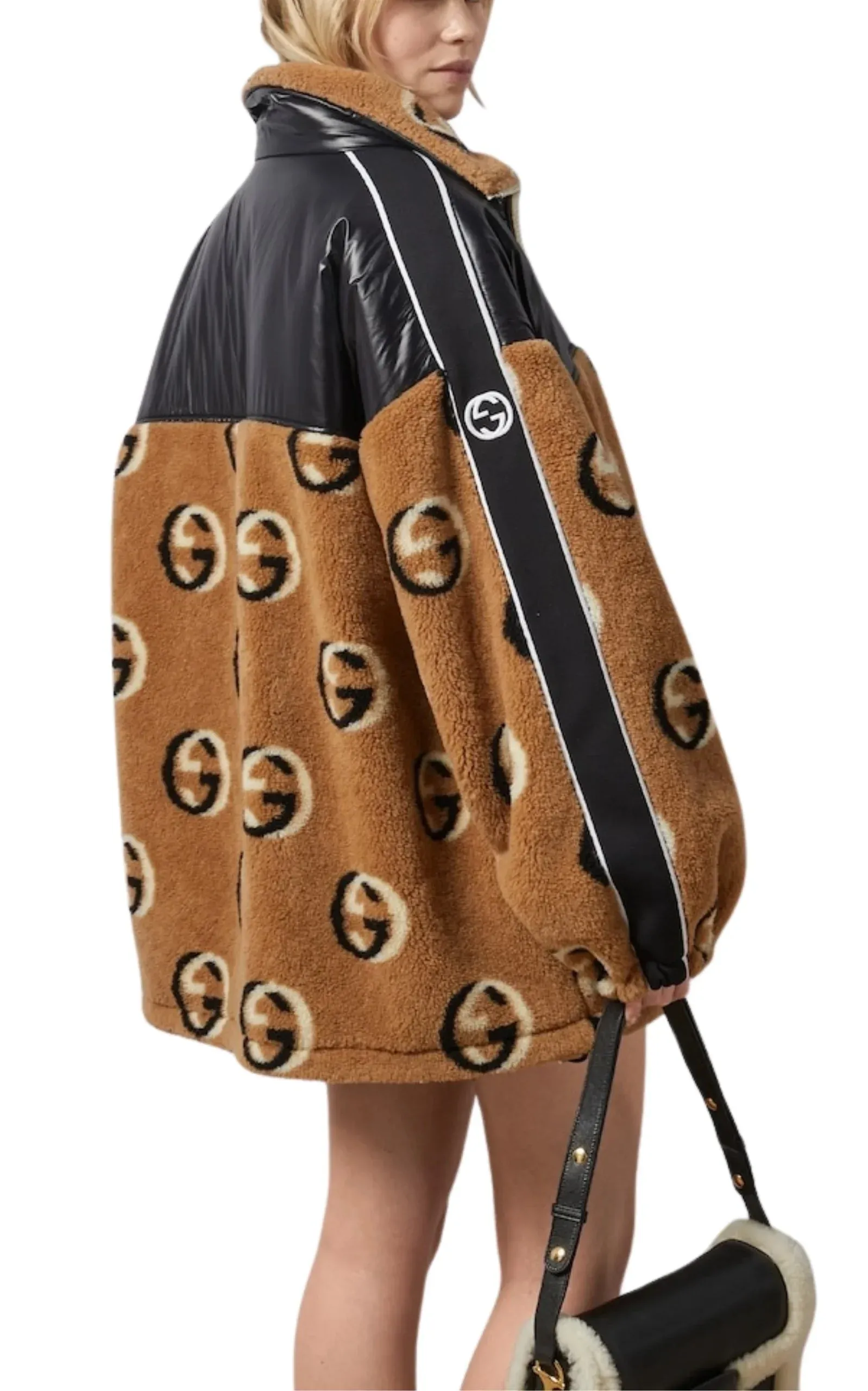 GG Wool Fleece Jacquard Zip Jacket sold by Runaway Catalog product image thumbnail 4