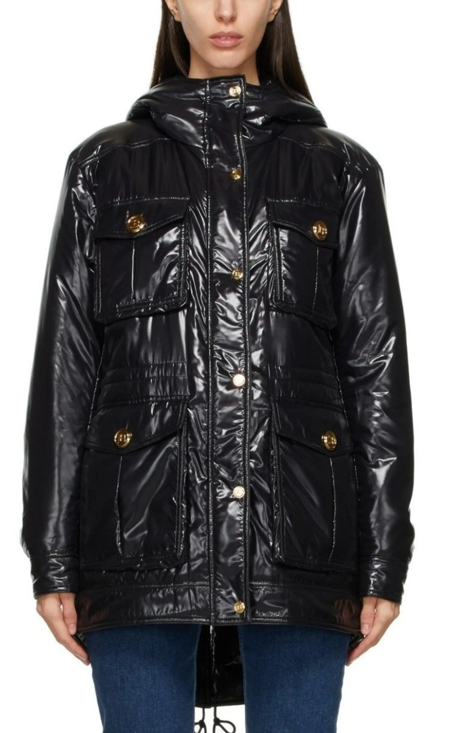 High-shine Hooded Jacket sold by Runaway Catalog product image thumbnail 3