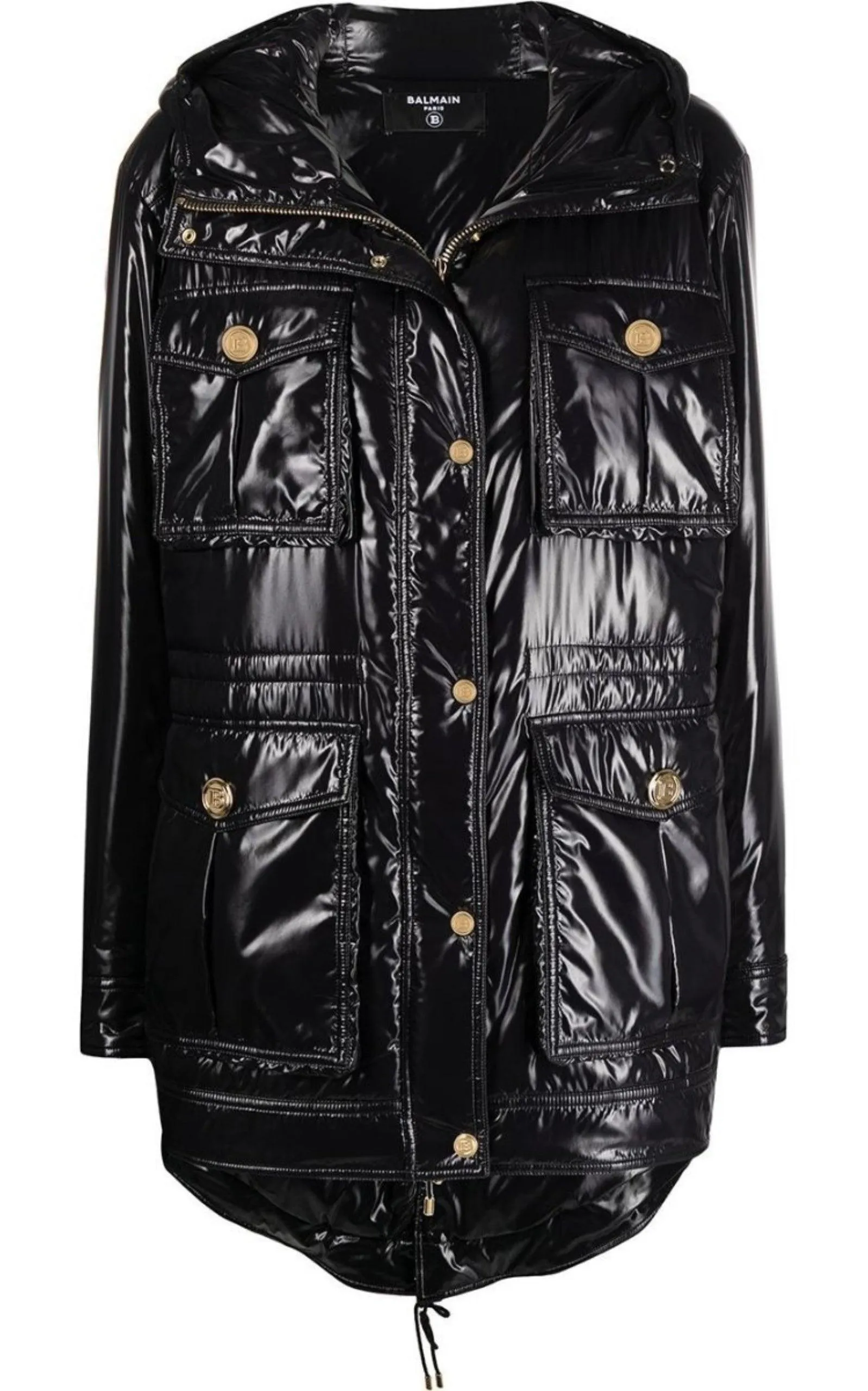 High-shine Hooded Jacket sold by Runaway Catalog