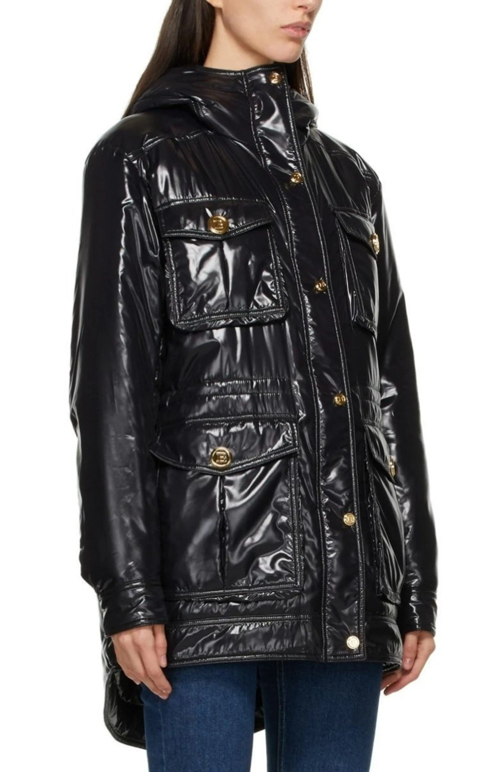 High-shine Hooded Jacket sold by Runaway Catalog product image thumbnail 5