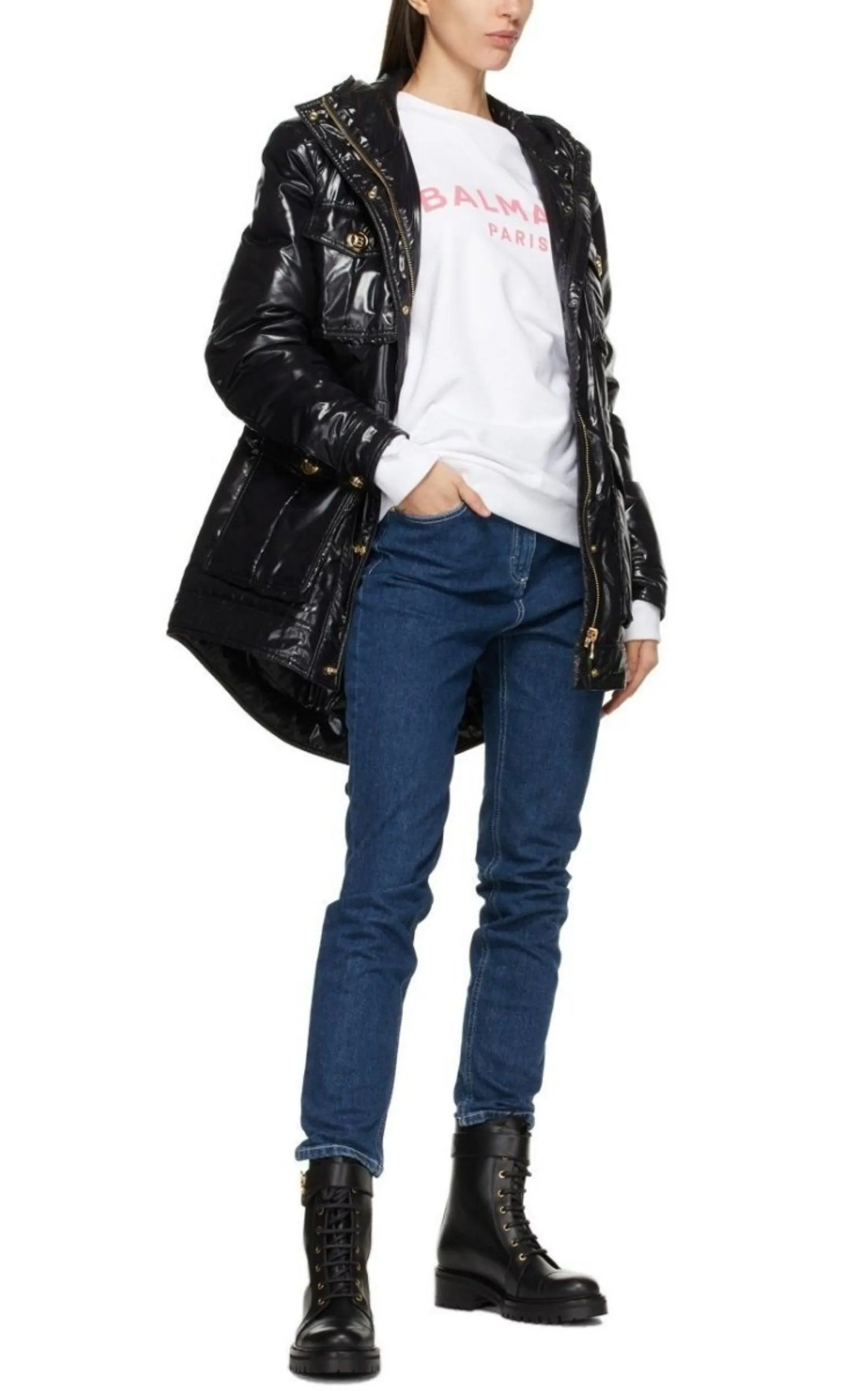 High-shine Hooded Jacket sold by Runaway Catalog product image thumbnail 2