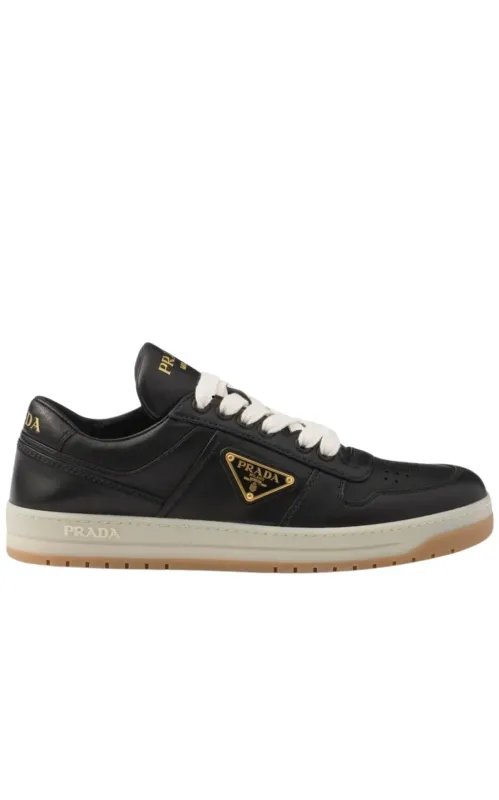 Black Downtown Leather Sneakers sold by Runaway Catalog