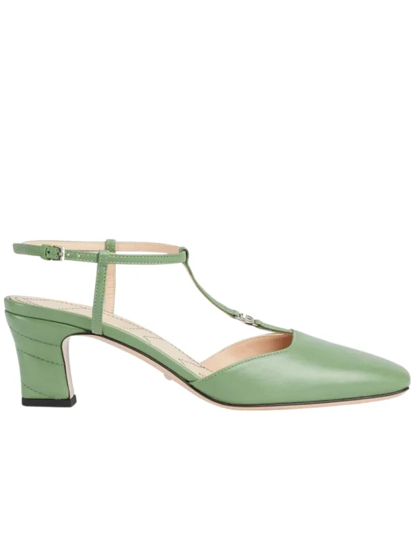 Double G Slingback Green Pumps sold by Runaway Catalog