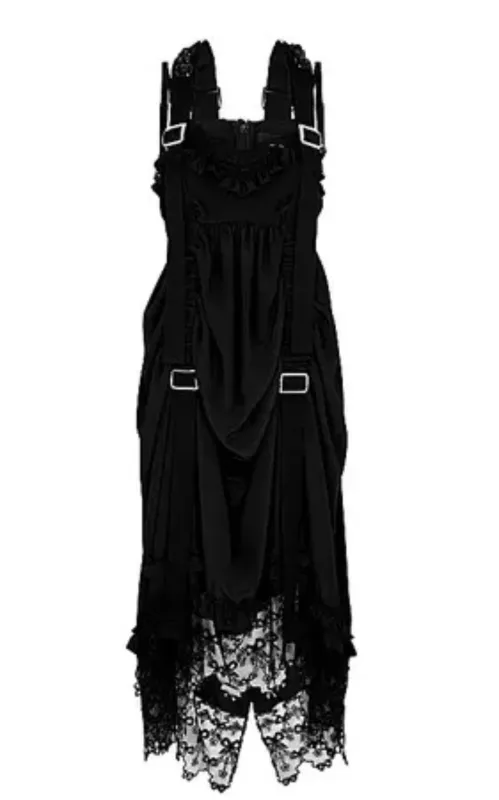 Draped Buckle Midi Dress sold by Runaway Catalog