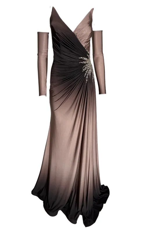 Rhinestone Embellished Grey Ombre Party Dress to Impress made by Runaway Catalog