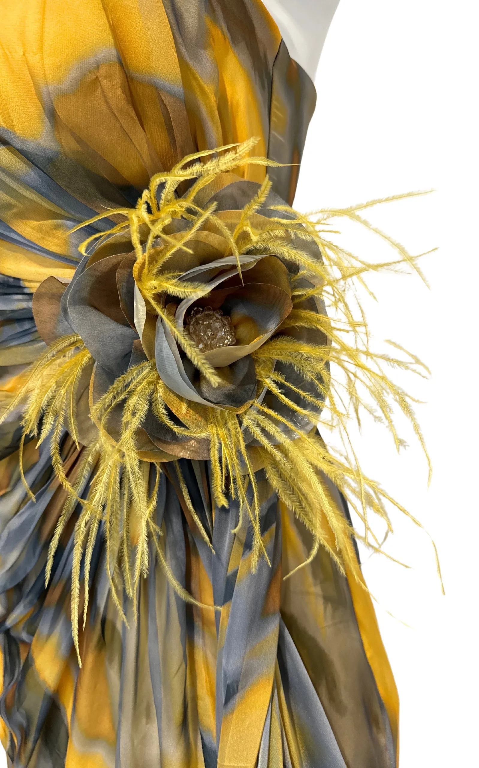 Strapless Yellow Cocktail Dress sold by Runaway Catalog product image thumbnail 4