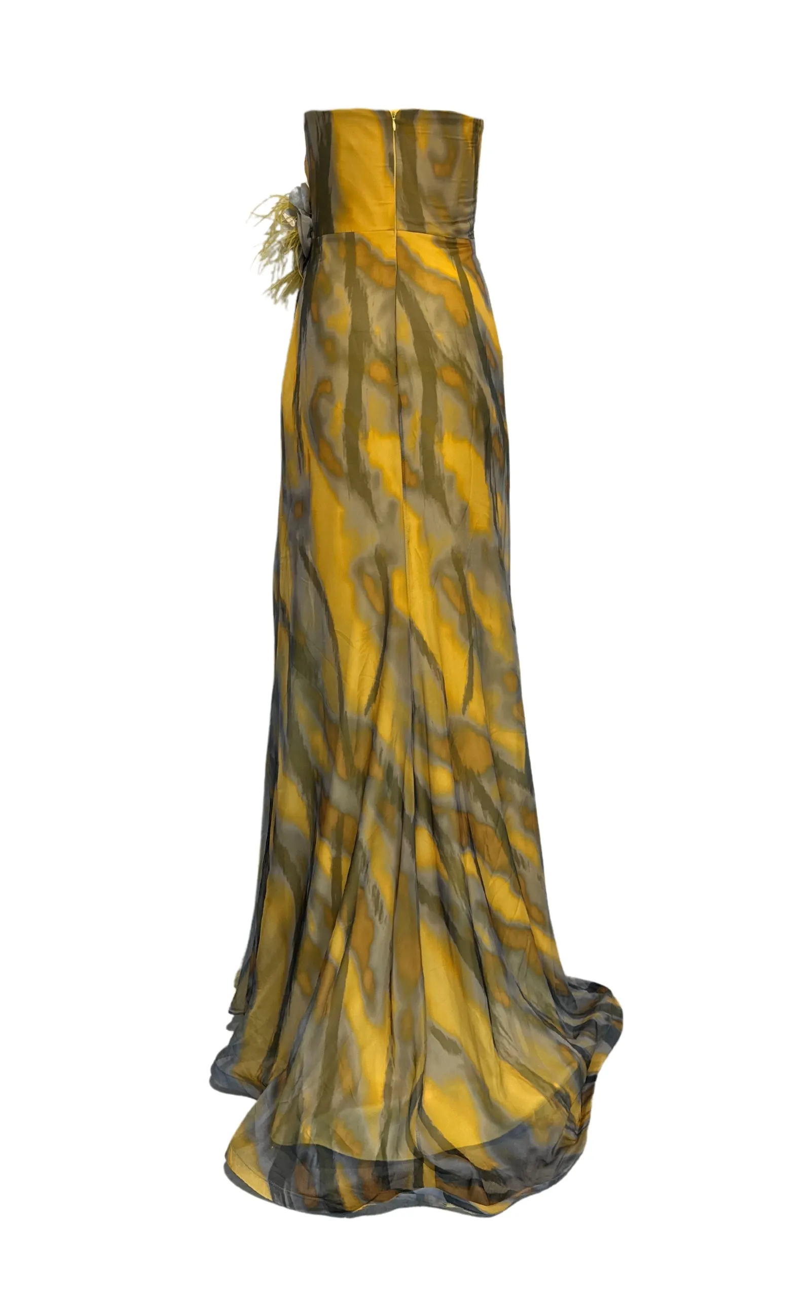 Strapless Yellow Cocktail Dress sold by Runaway Catalog product image thumbnail 2