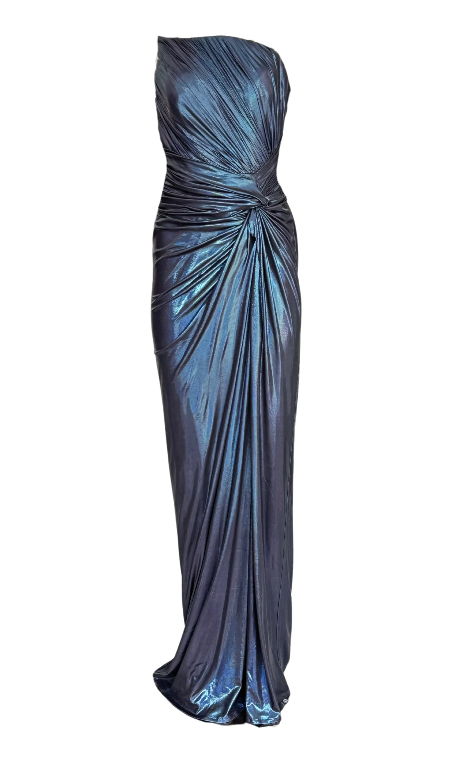Blue Metallic Cocktail Prom Dress sold by Runaway Catalog