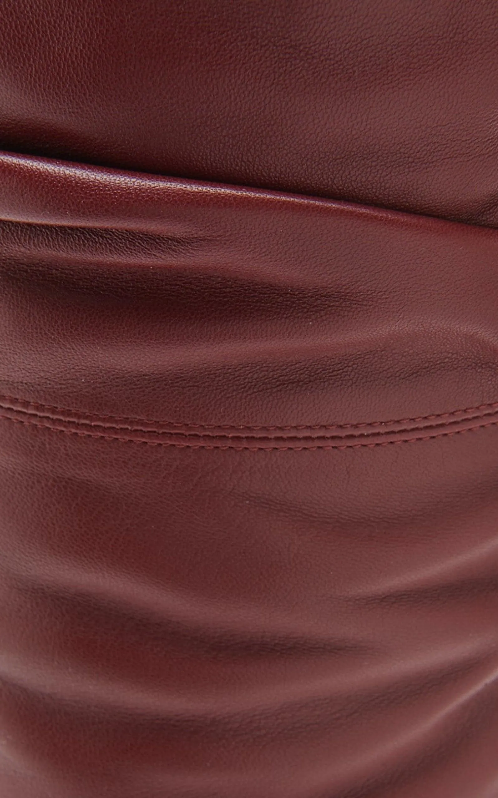 Olivia Burgundy Tall Leather Over The Knee Boots sold by Runaway Catalog product image thumbnail 5