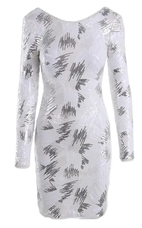 Kamila Long Sleeve Sequin Dress sold by Runaway Catalog