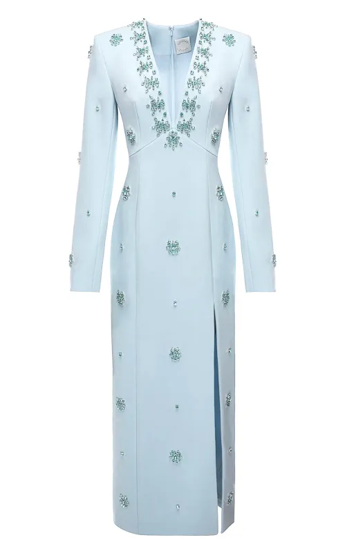 Aurore Crystal-Embellished Midi Dress sold by Runaway Catalog