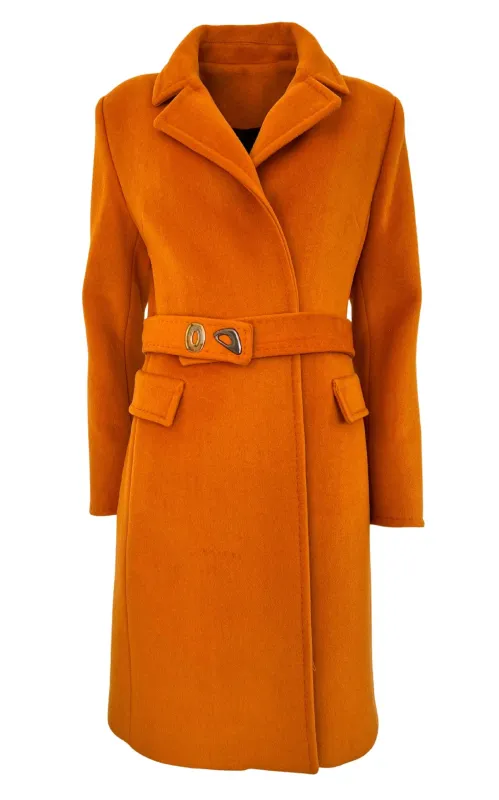 Belted Wool Blend Coat sold by Runaway Catalog