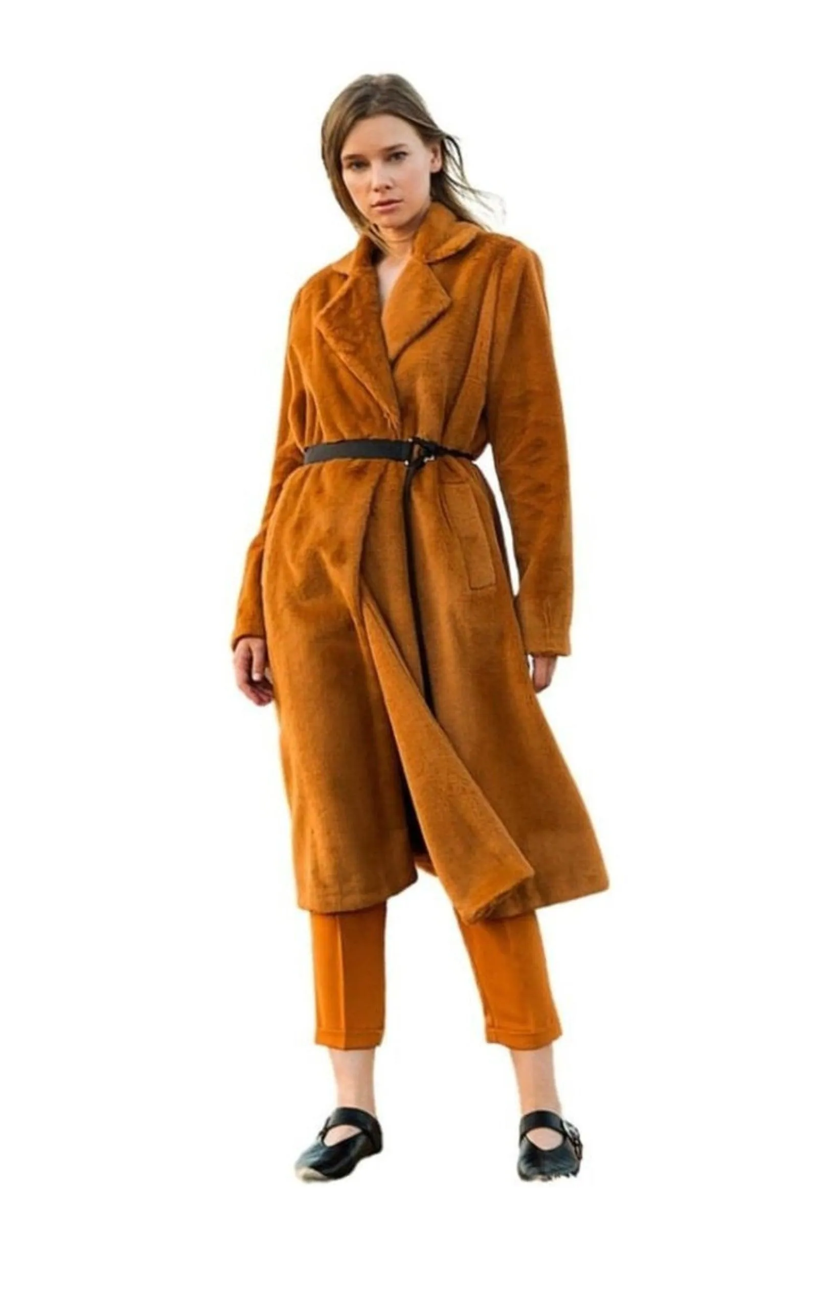 Plush Trench Coat sold by Runaway Catalog product image thumbnail 2