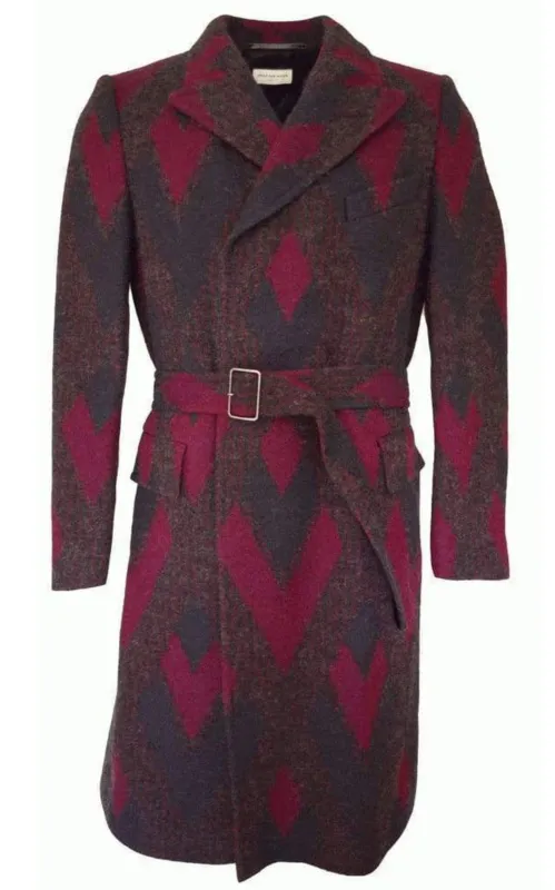 Zigzag Wool Coat sold by Runaway Catalog