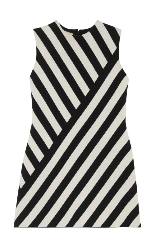 Striped Jacquard Sleeveless Dress sold by Runaway Catalog