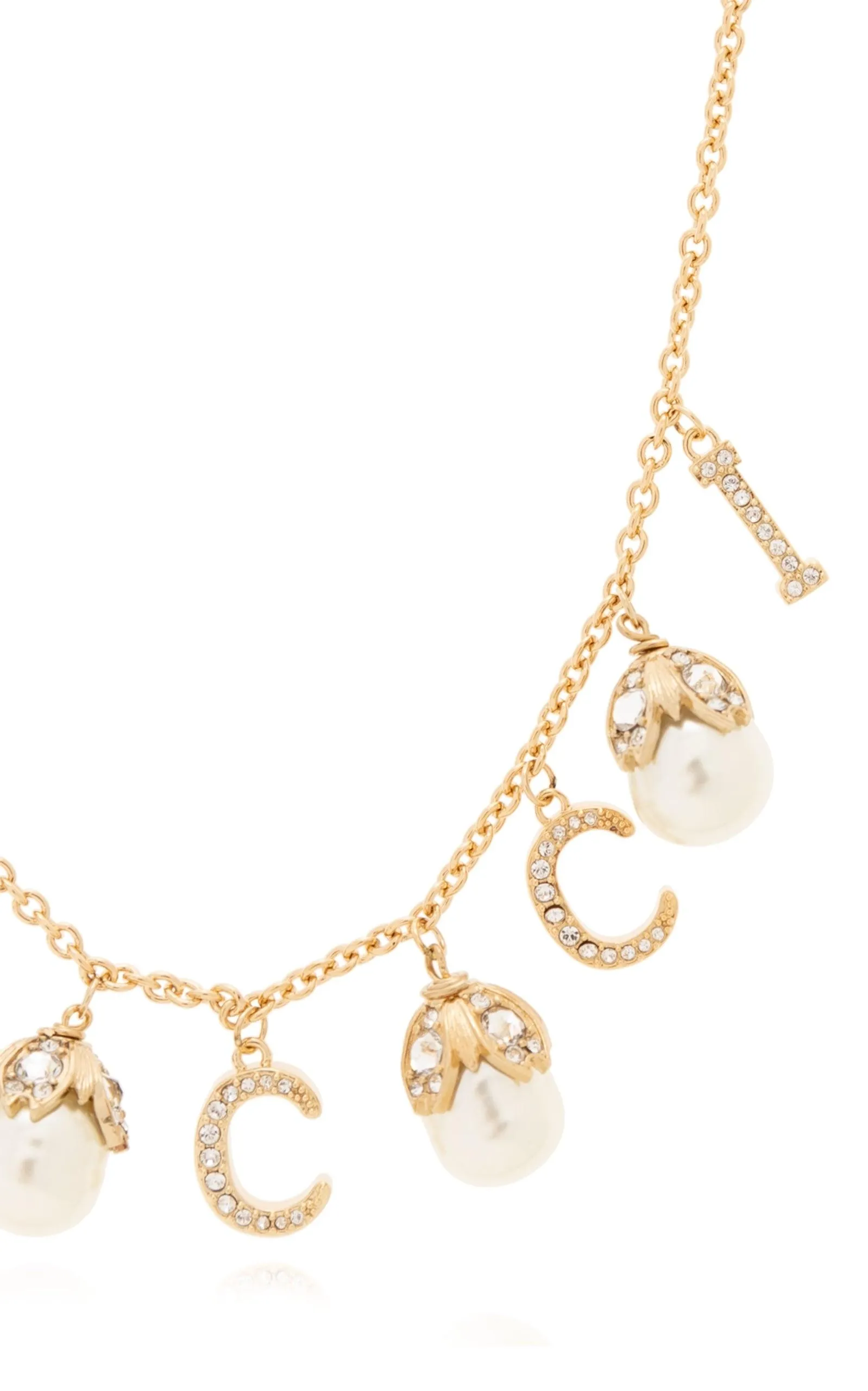 Logo Pearl Embellished Necklace sold by Runaway Catalog product image thumbnail 3