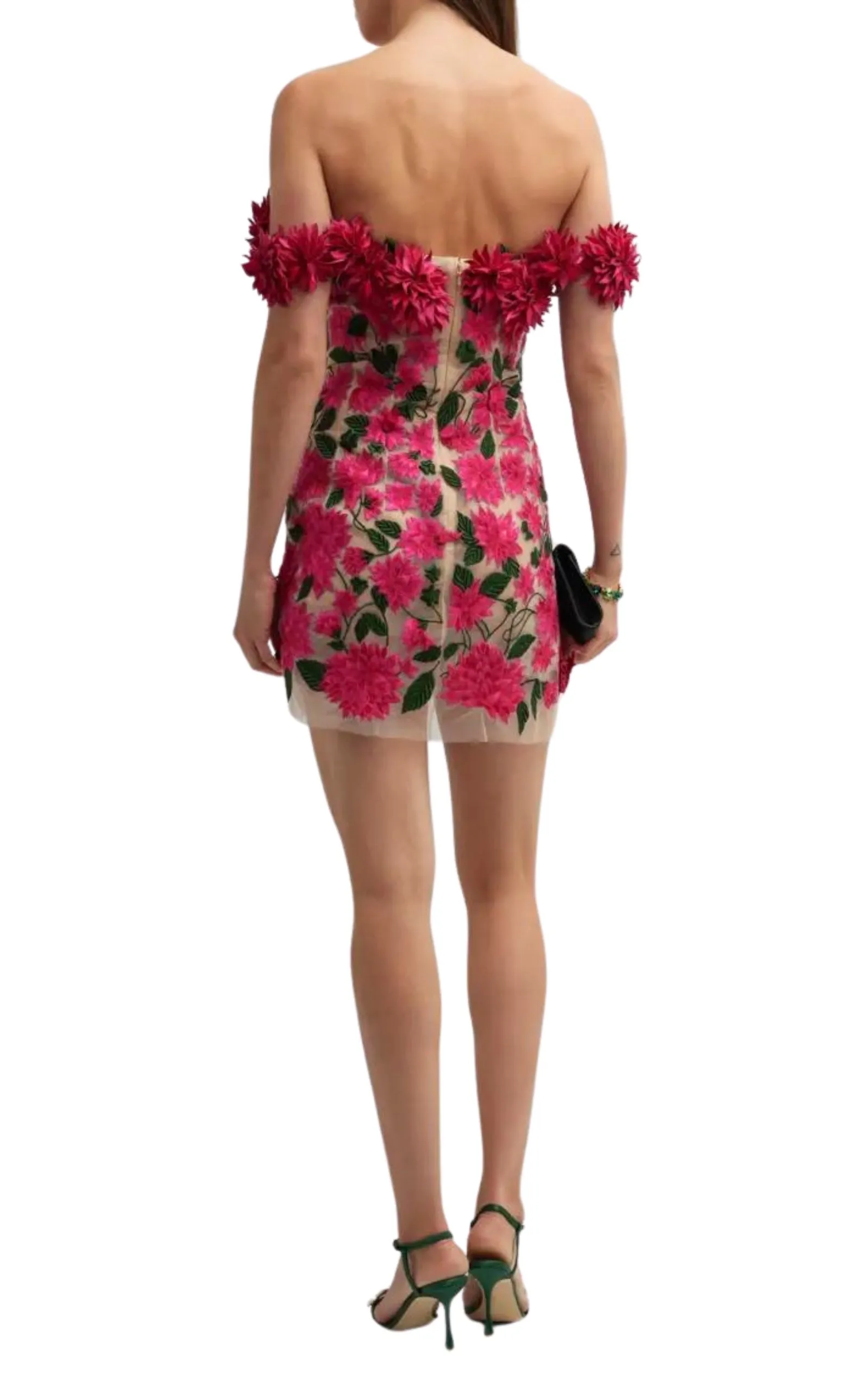 Dahlia Floral-appliqué Mini Dress sold by Runaway Catalog product image thumbnail 5