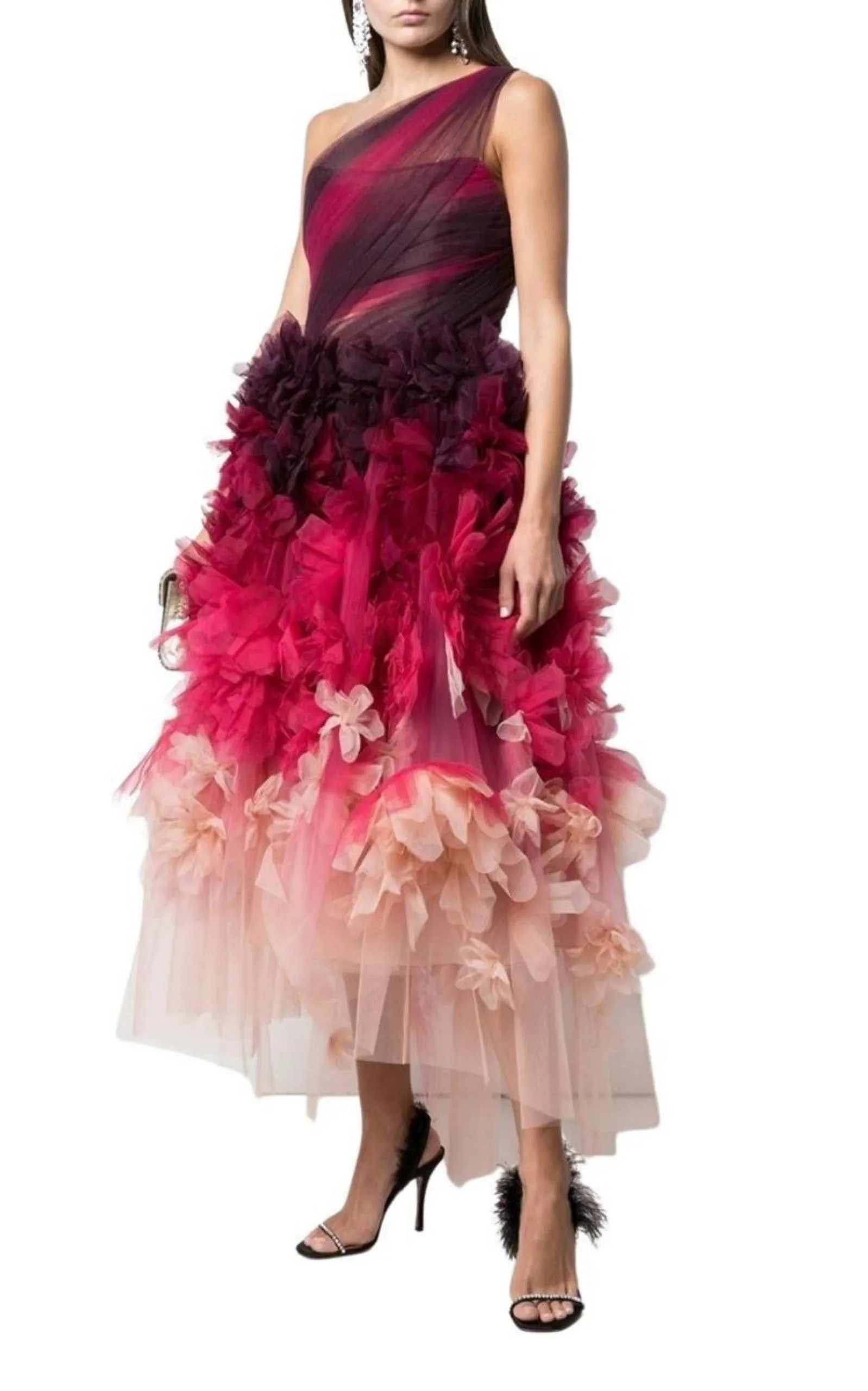 One Shoulder Floral Dress sold by Runaway Catalog product image thumbnail 3