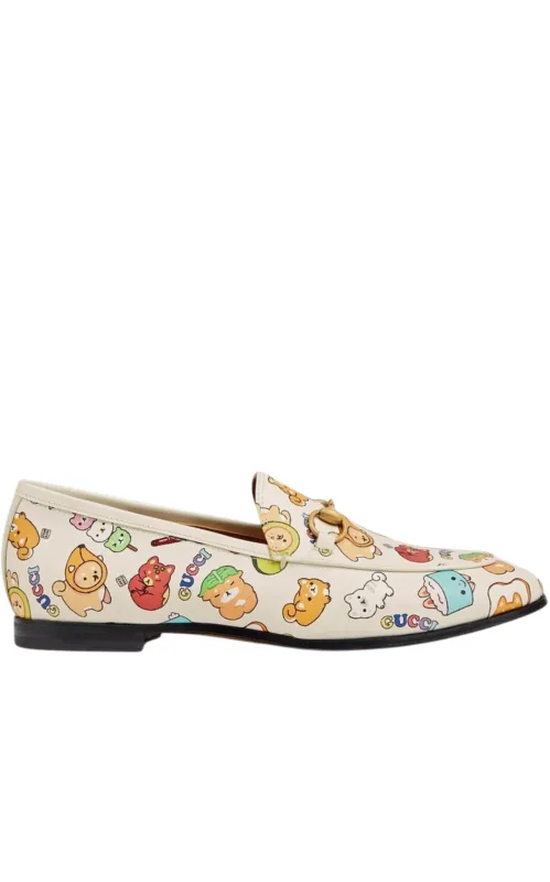 Jordaan Animal Print Loafer made by Gucci