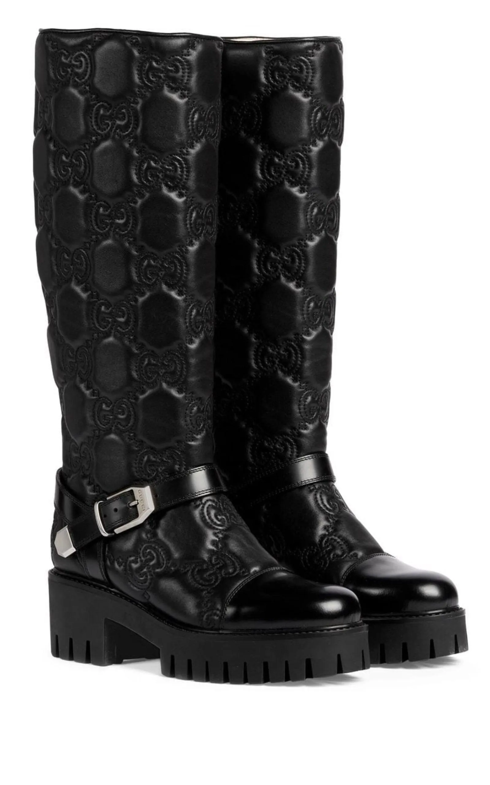 GG Matelassé Lug Sole Boots sold by Runaway Catalog product image thumbnail 3