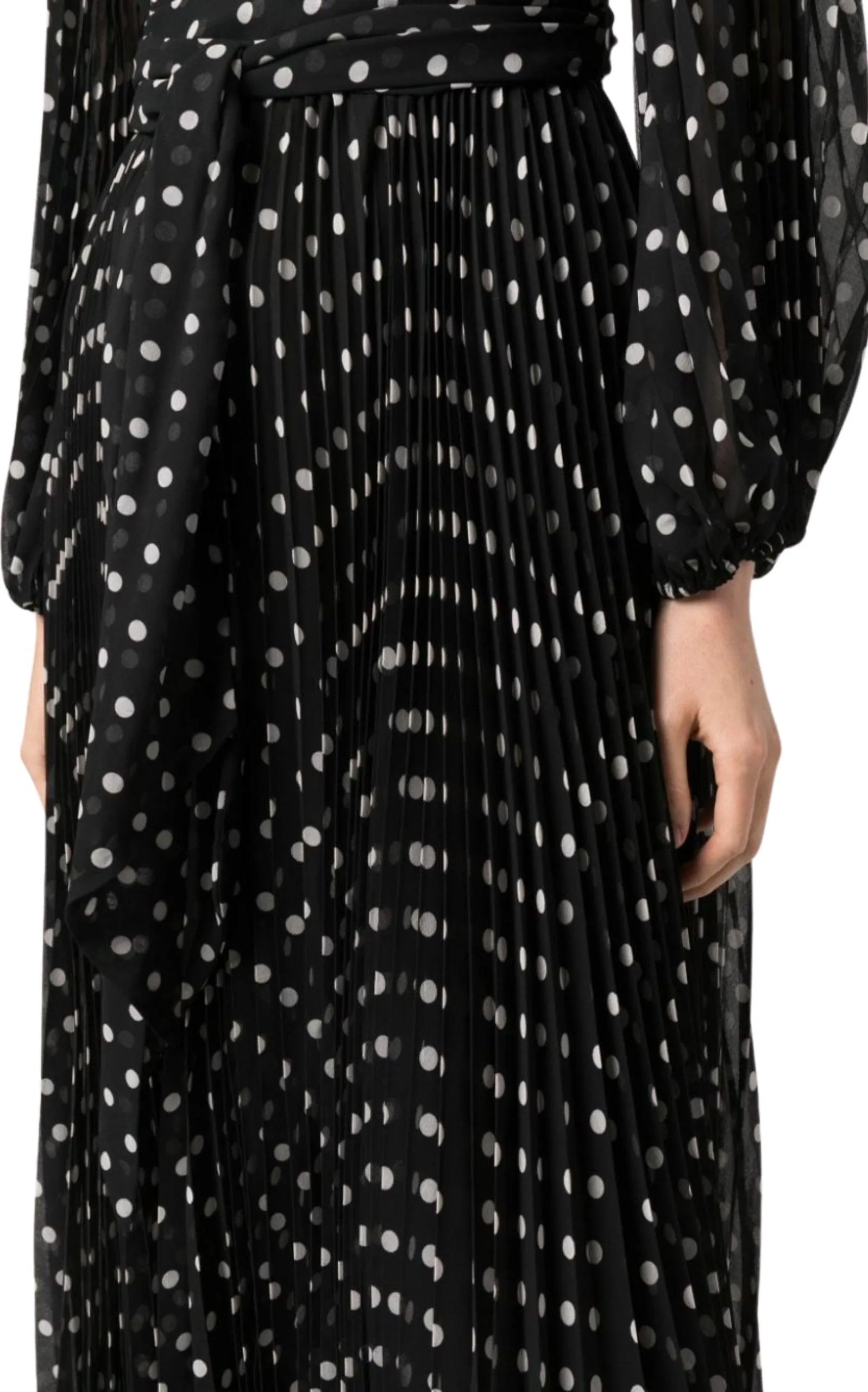 Polka Dot-print Pleated Dress sold by Runaway Catalog product image thumbnail 5