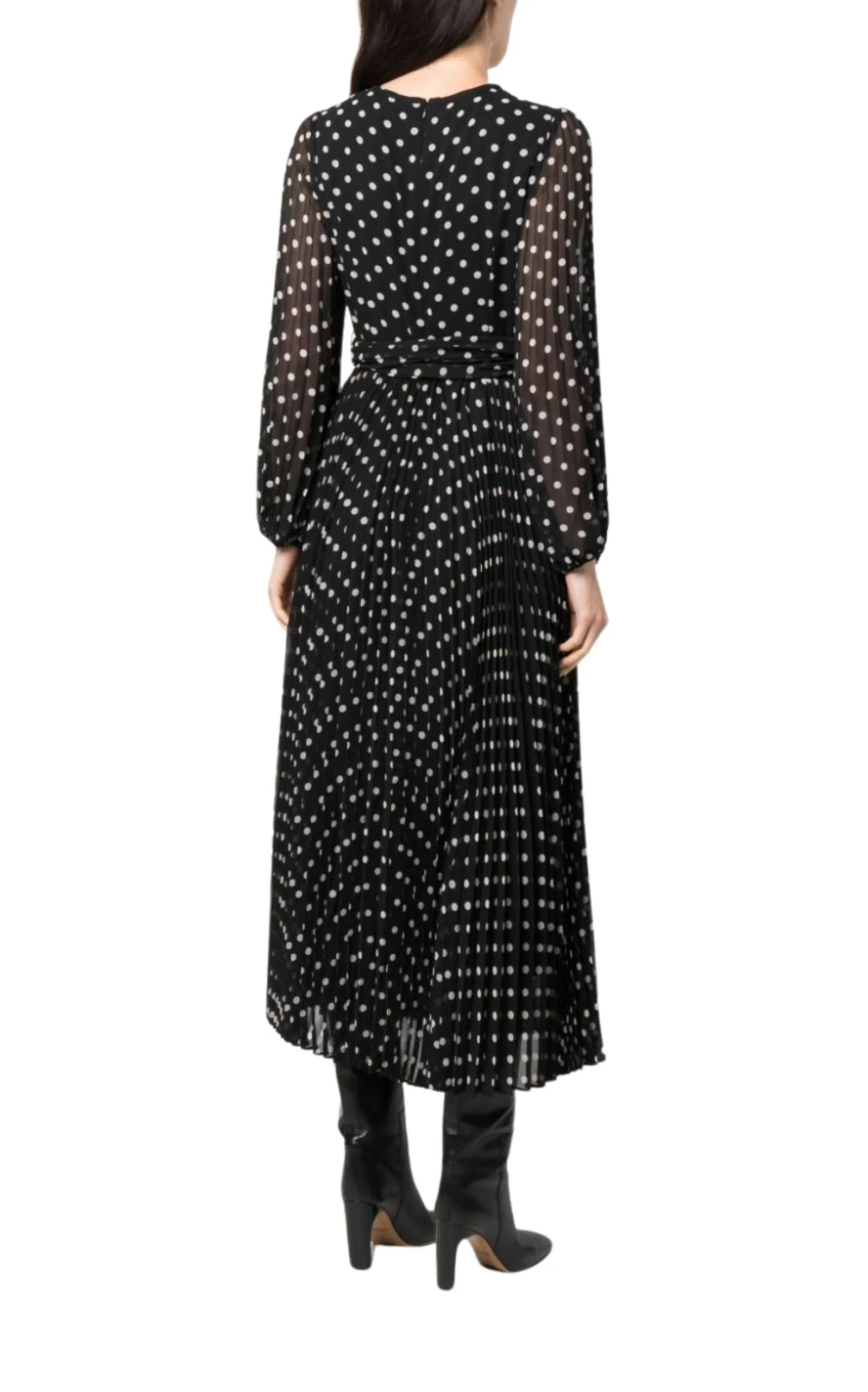 Polka Dot-print Pleated Dress sold by Runaway Catalog product image thumbnail 4