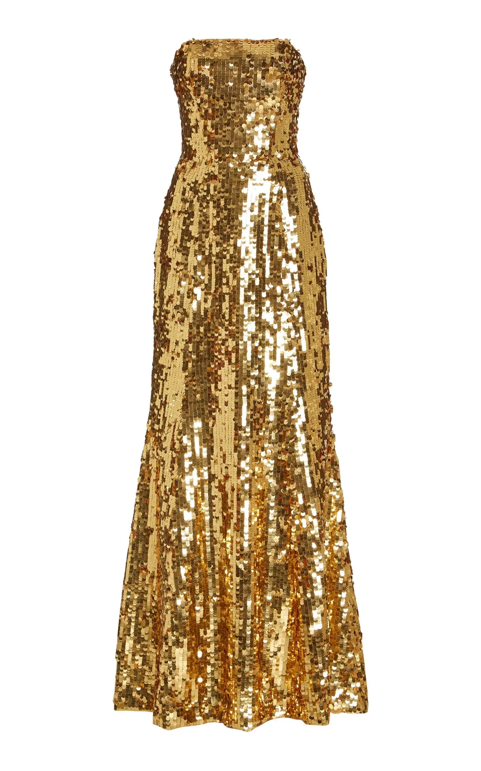 Sequined Strapless Gown Dress sold by Runaway Catalog