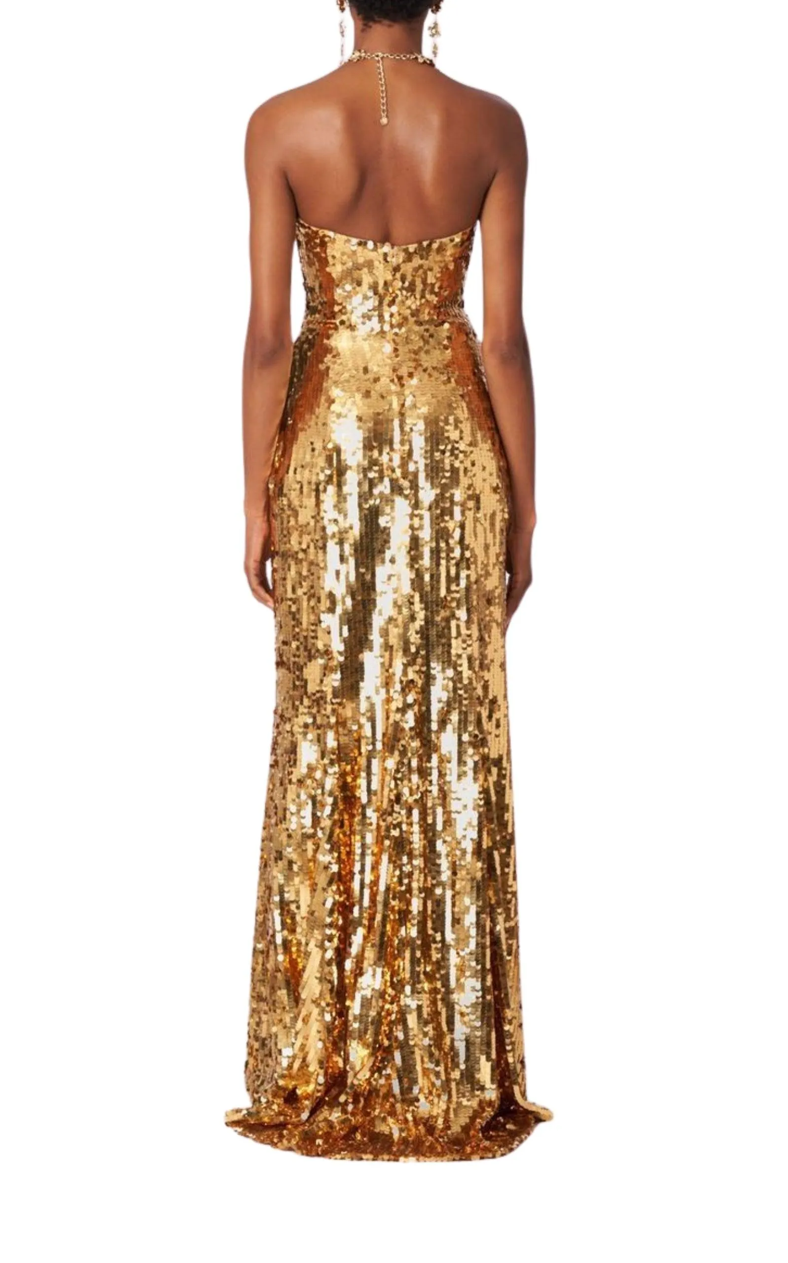 Sequined Strapless Gown Dress sold by Runaway Catalog product image thumbnail 4