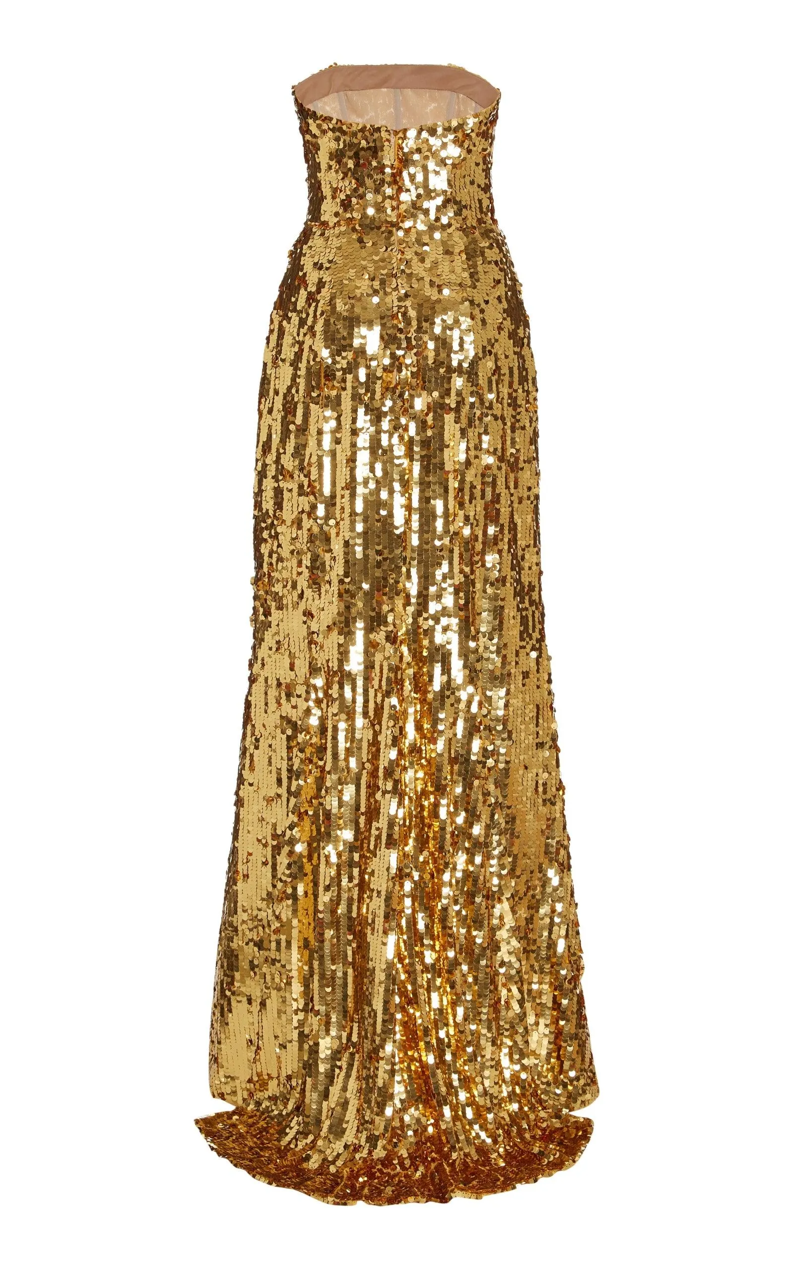 Sequined Strapless Gown Dress sold by Runaway Catalog product image thumbnail 5