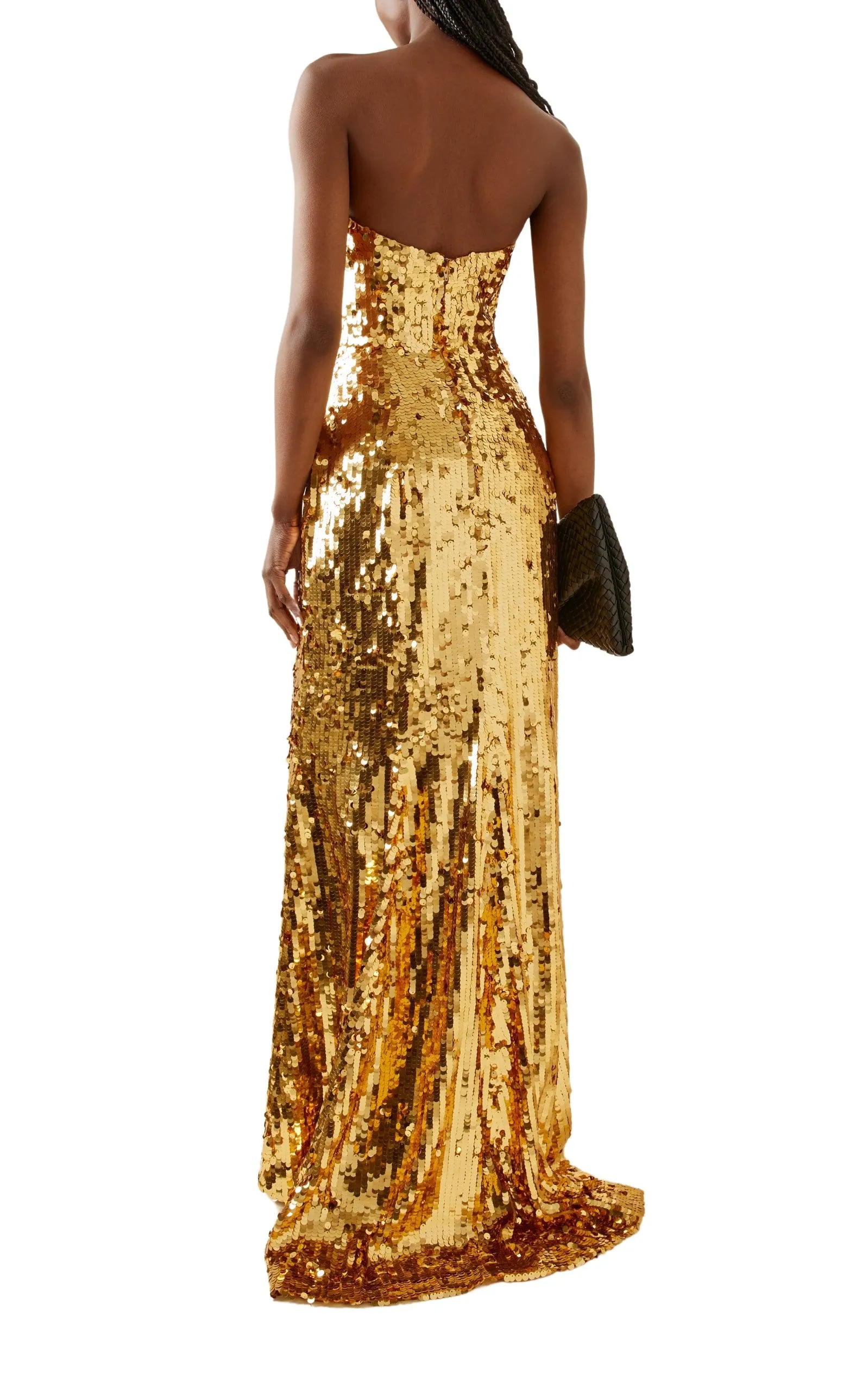 Sequined Strapless Gown Dress sold by Runaway Catalog product image thumbnail 3