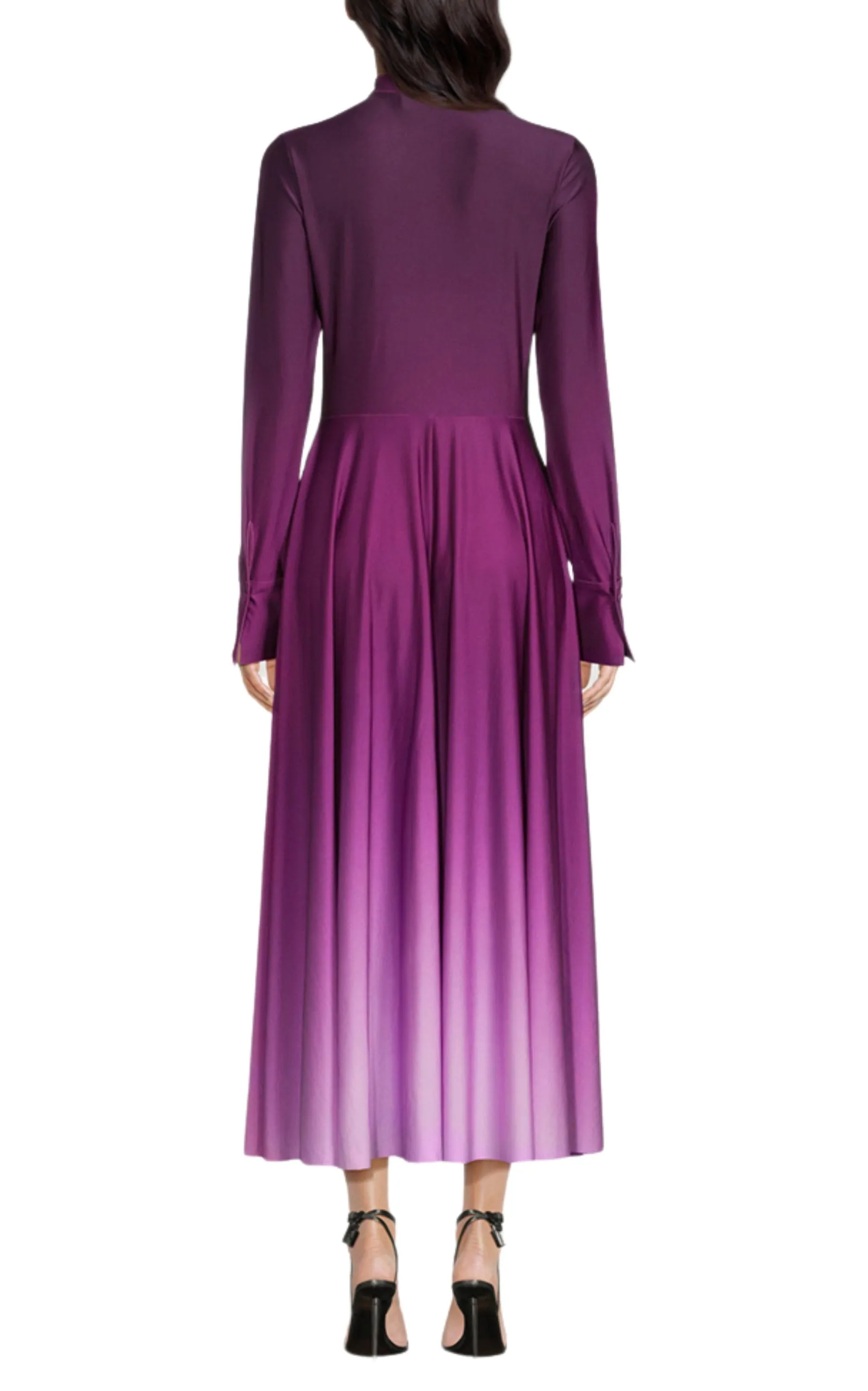 Long-Sleeve Ombre Jersey Midi Dress sold by Runaway Catalog product image thumbnail 3
