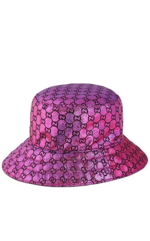 Reversible GG Lamé Bucket Hat sold by Runaway Catalog