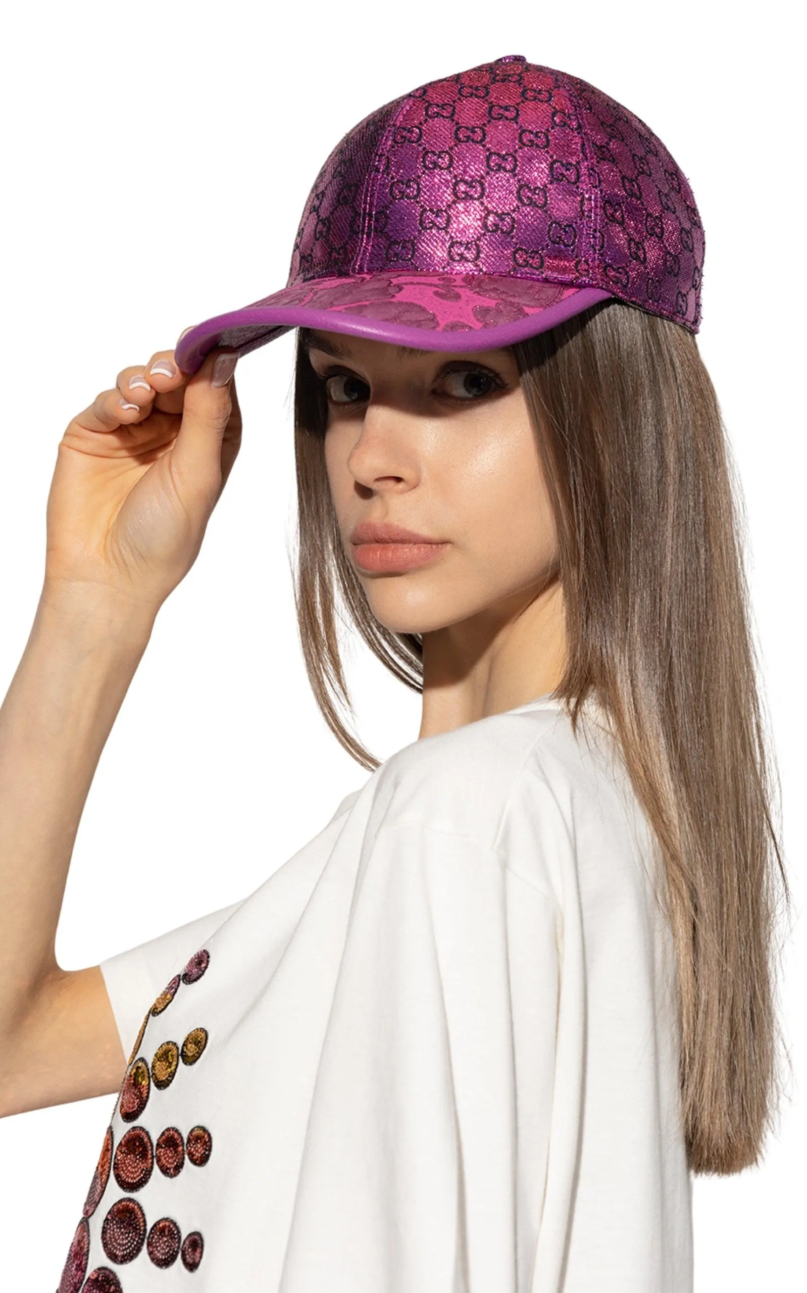 Monogram Jacquard Baseball Cap sold by Runaway Catalog product image thumbnail 2