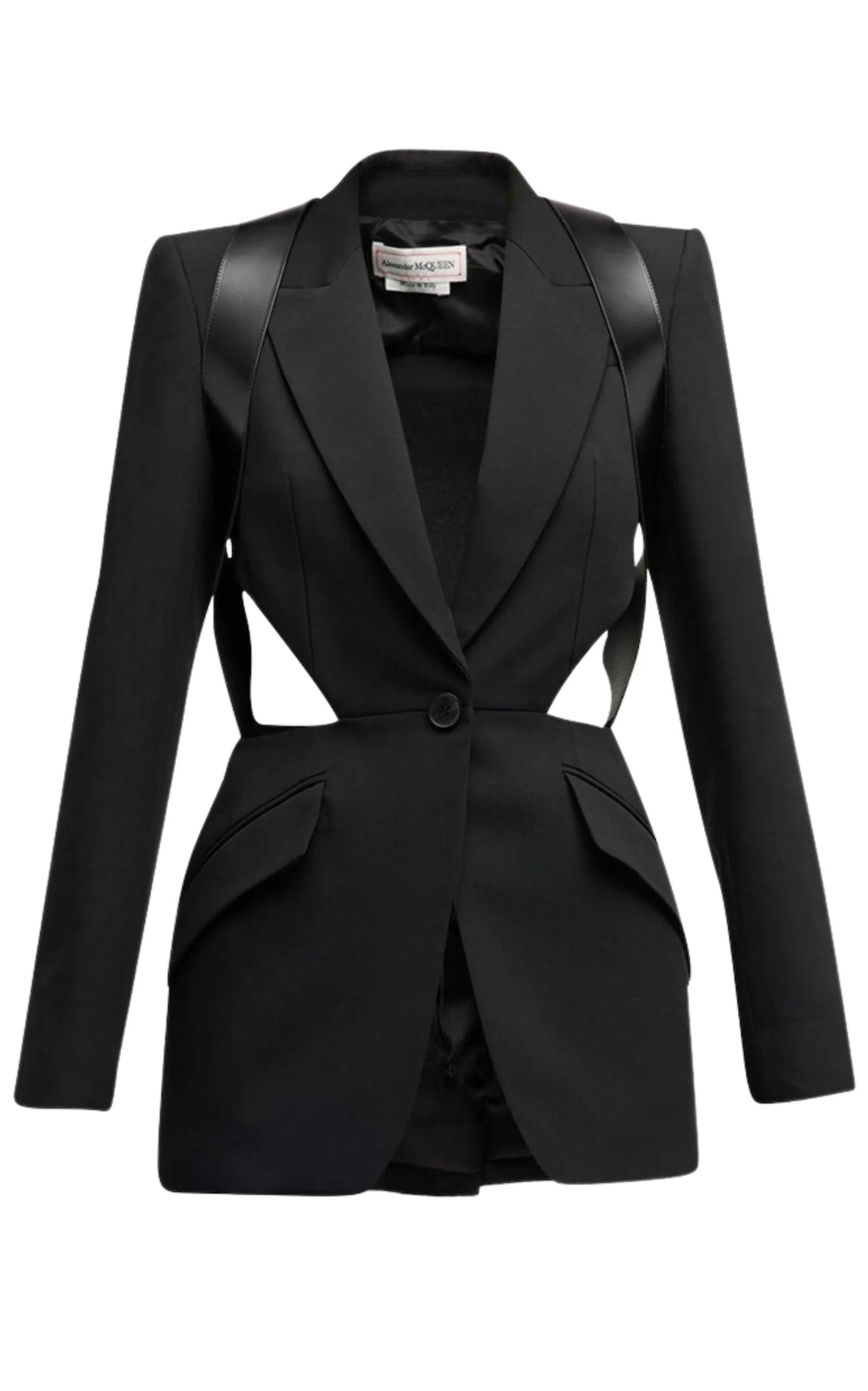 Single-Breasted Slashed Blazer sold by Runaway Catalog