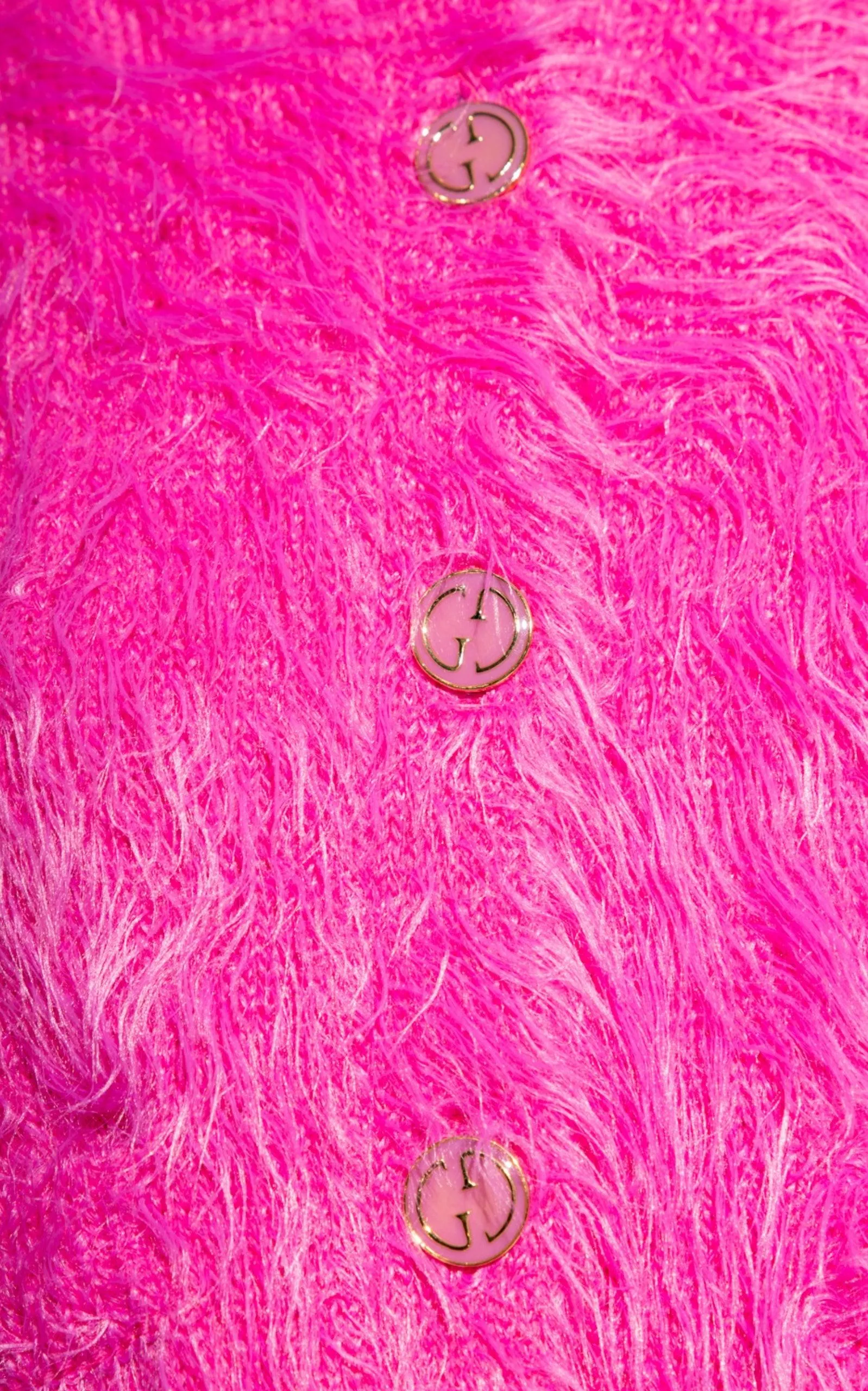 Pink Brushed Wool Cardigan sold by Runaway Catalog product image thumbnail 5