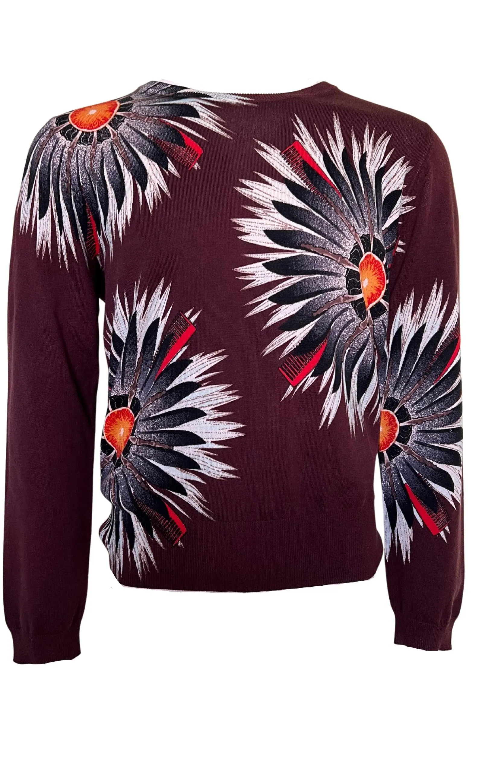 Cotton Flower Print Sweater sold by Runaway Catalog