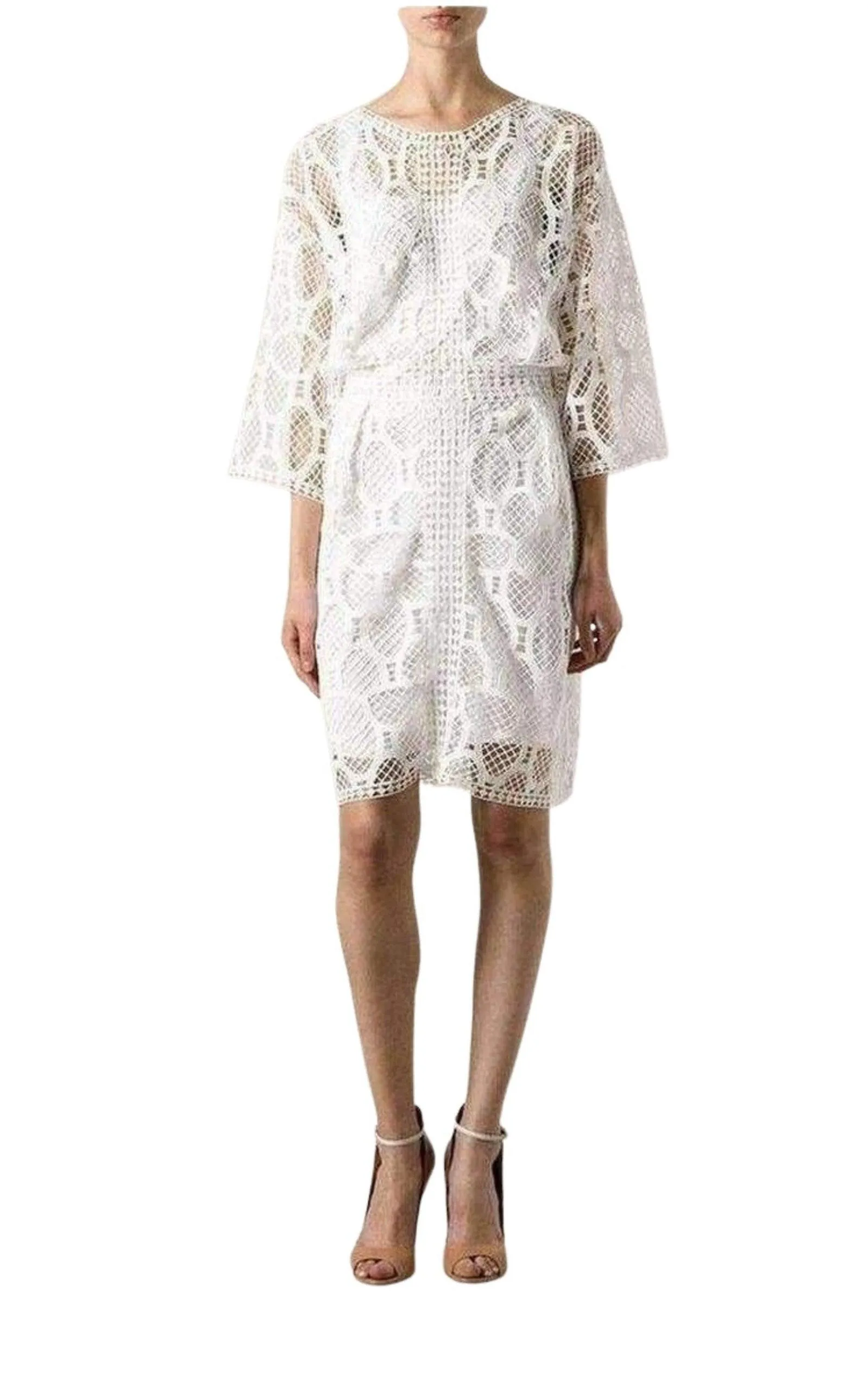 Crochet Lace Cotton Dress sold by Runaway Catalog product image thumbnail 2