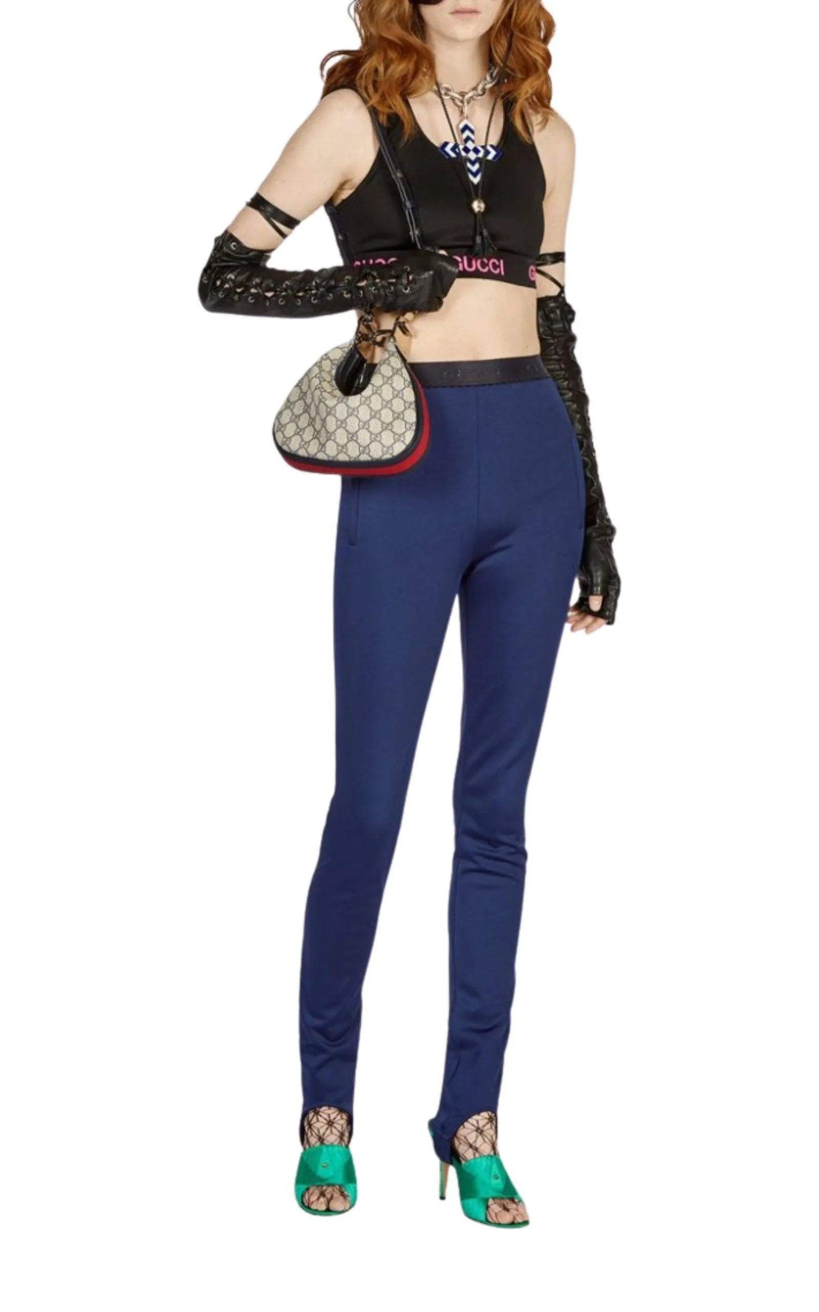 Logo Waistband Stirrup Leggings sold by Runaway Catalog product image thumbnail 2