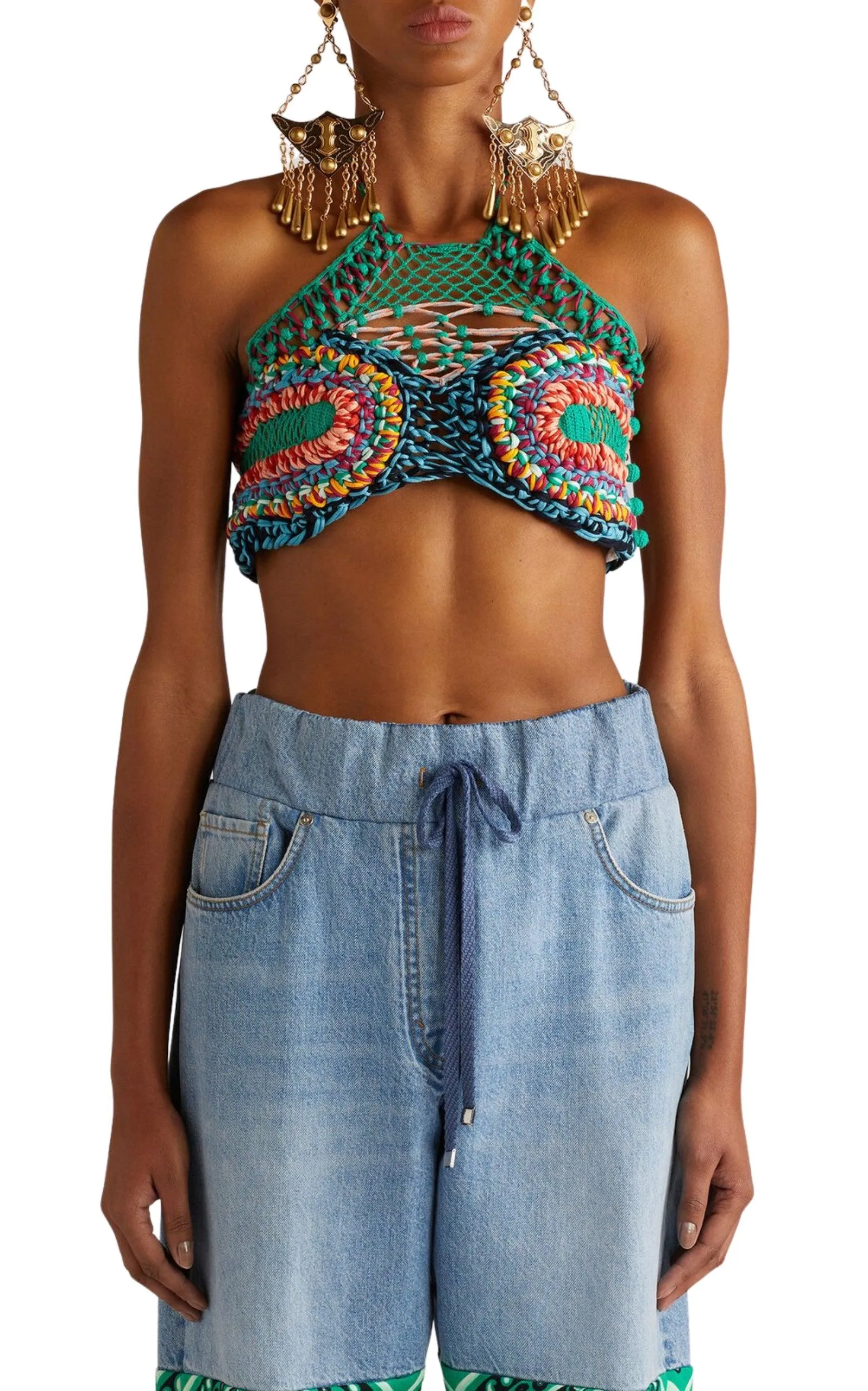 Cropped Crocheted Halterneck Top sold by Runaway Catalog product image thumbnail 4