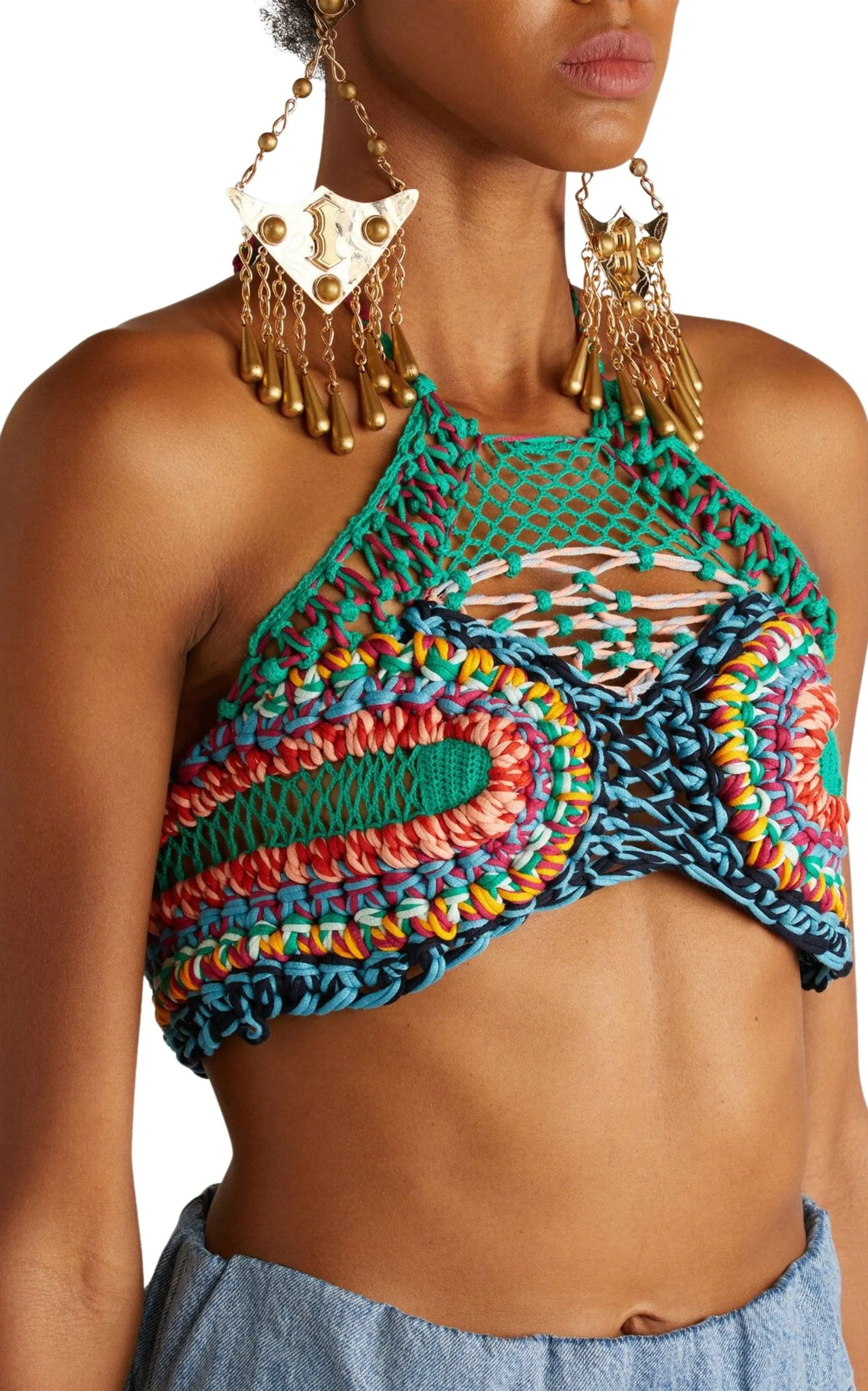 Cropped Crocheted Halterneck Top sold by Runaway Catalog product image thumbnail 5