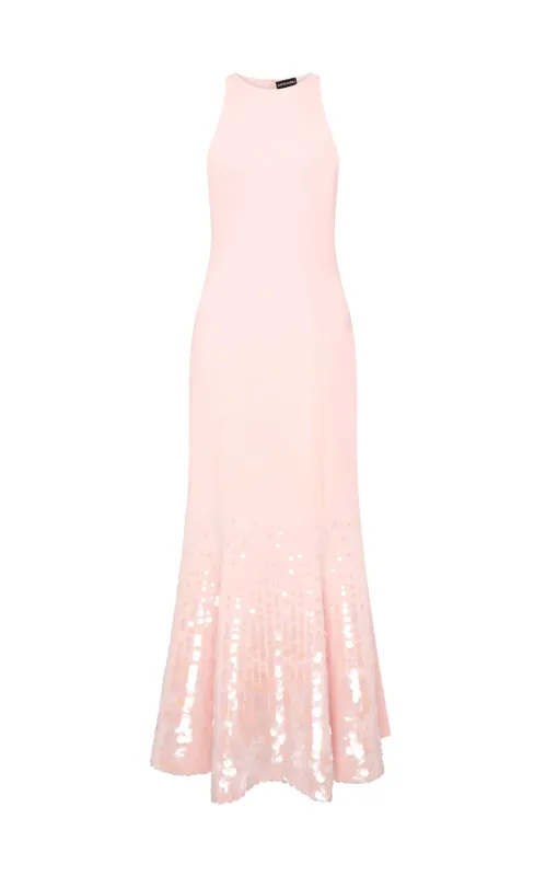 Paillette Illusion Midi Pink Dress sold by Runaway Catalog